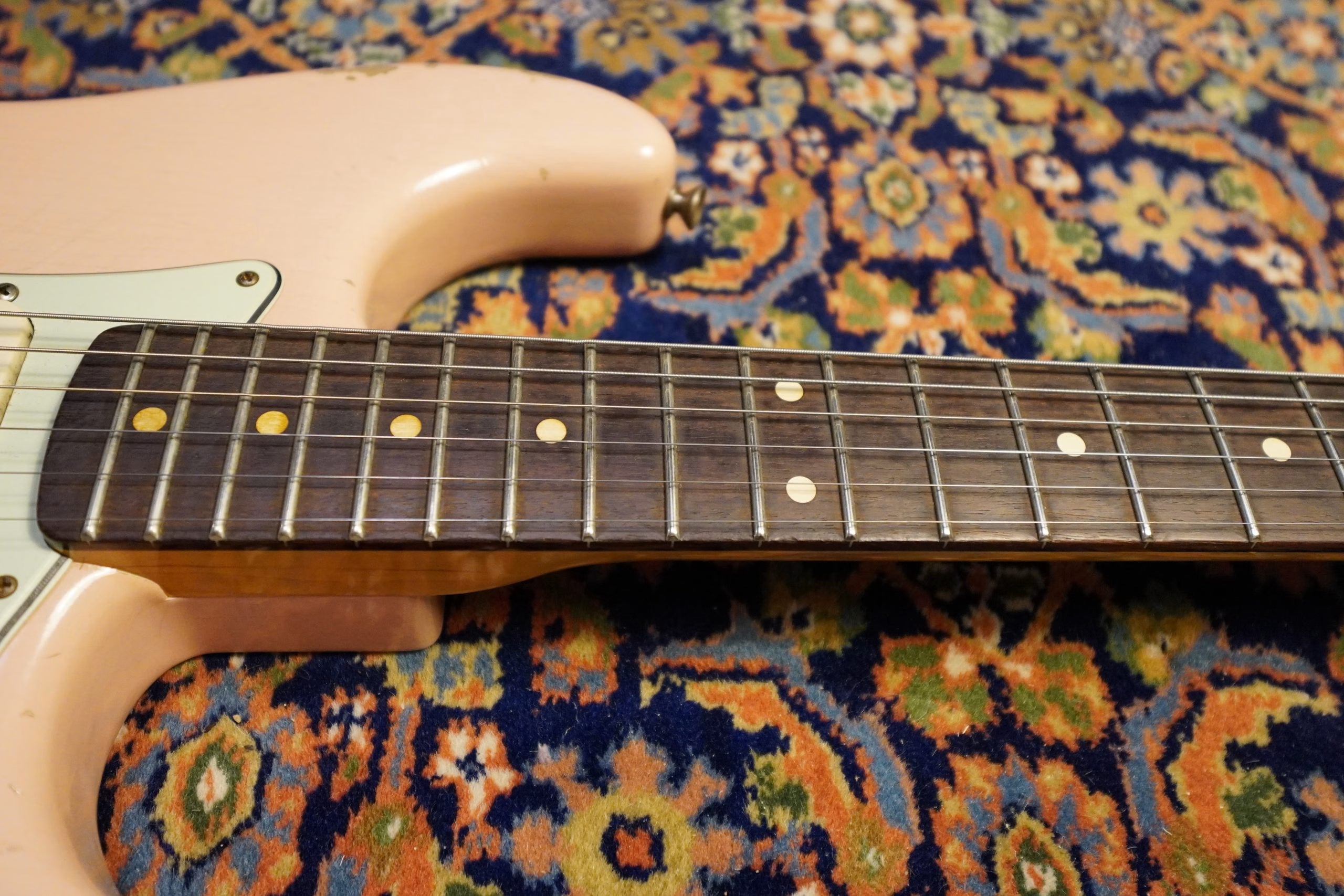 SOLD - 2020 Fender Custom Shop 60 Ltd Relic Stratocaster Aged Shell Pink