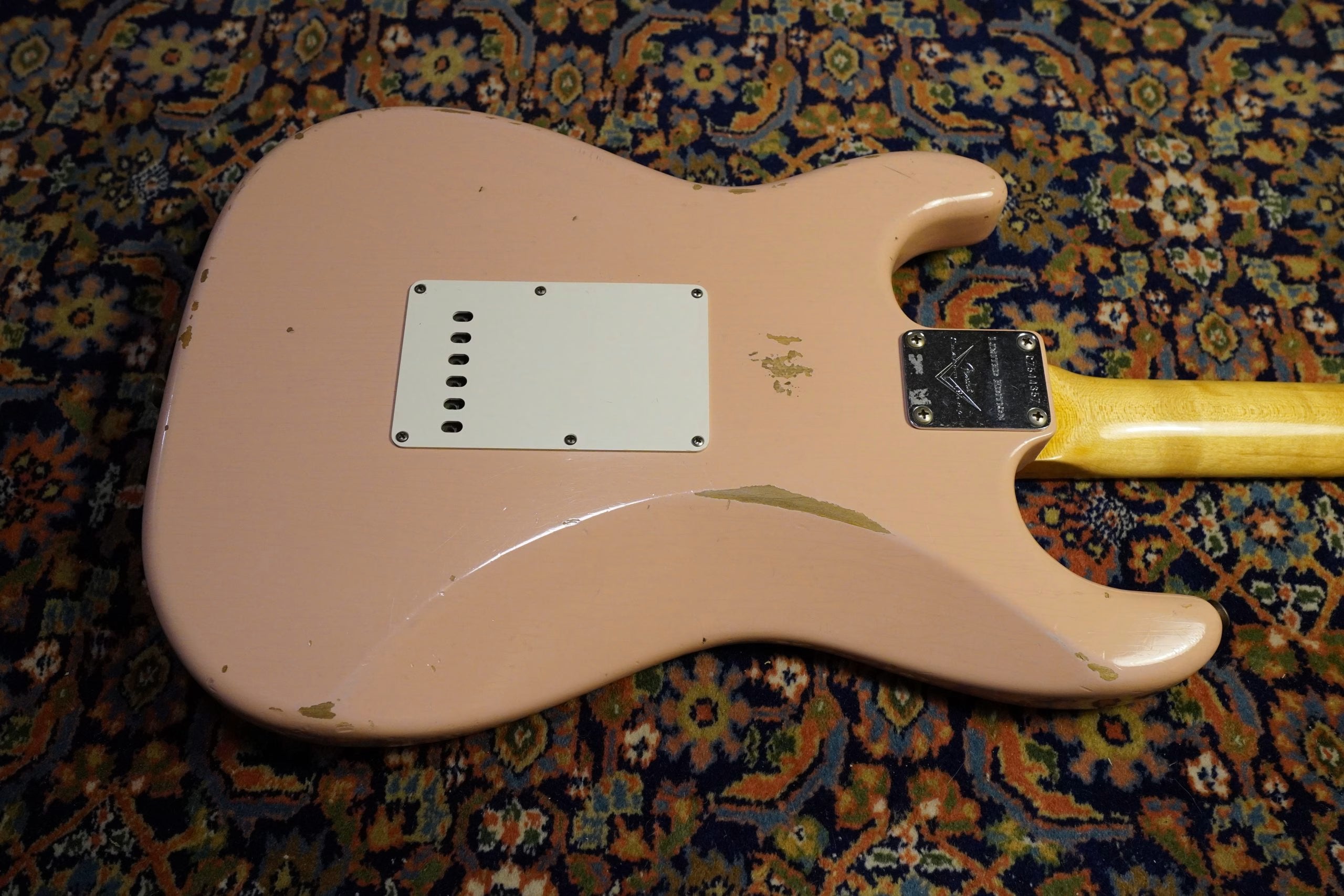 SOLD - 2020 Fender Custom Shop 60 Ltd Relic Stratocaster Aged Shell Pink