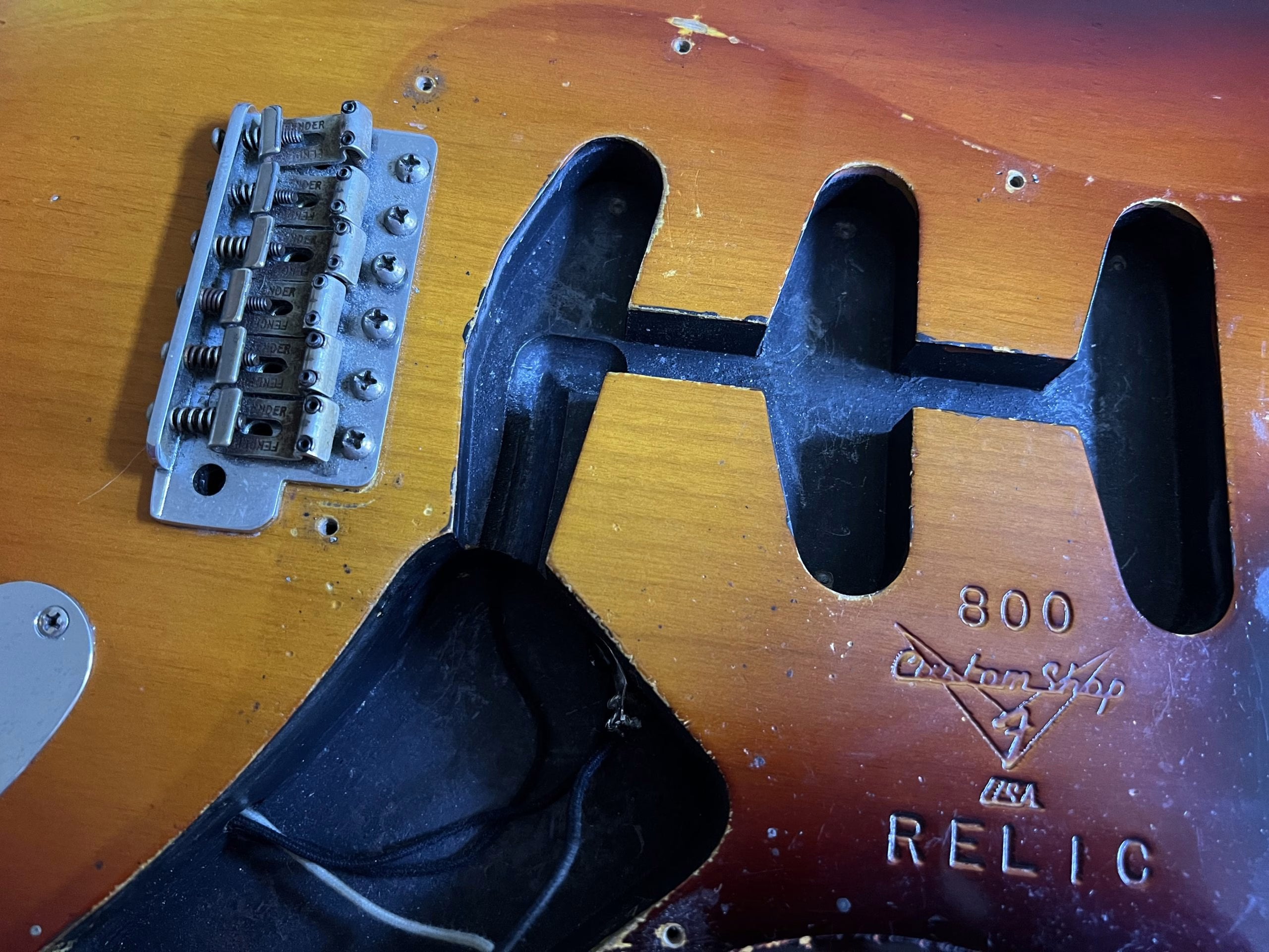 SOLD - 1998 Fender Custom Shop 60 Cunetto Relic Stratocaster Sunburst