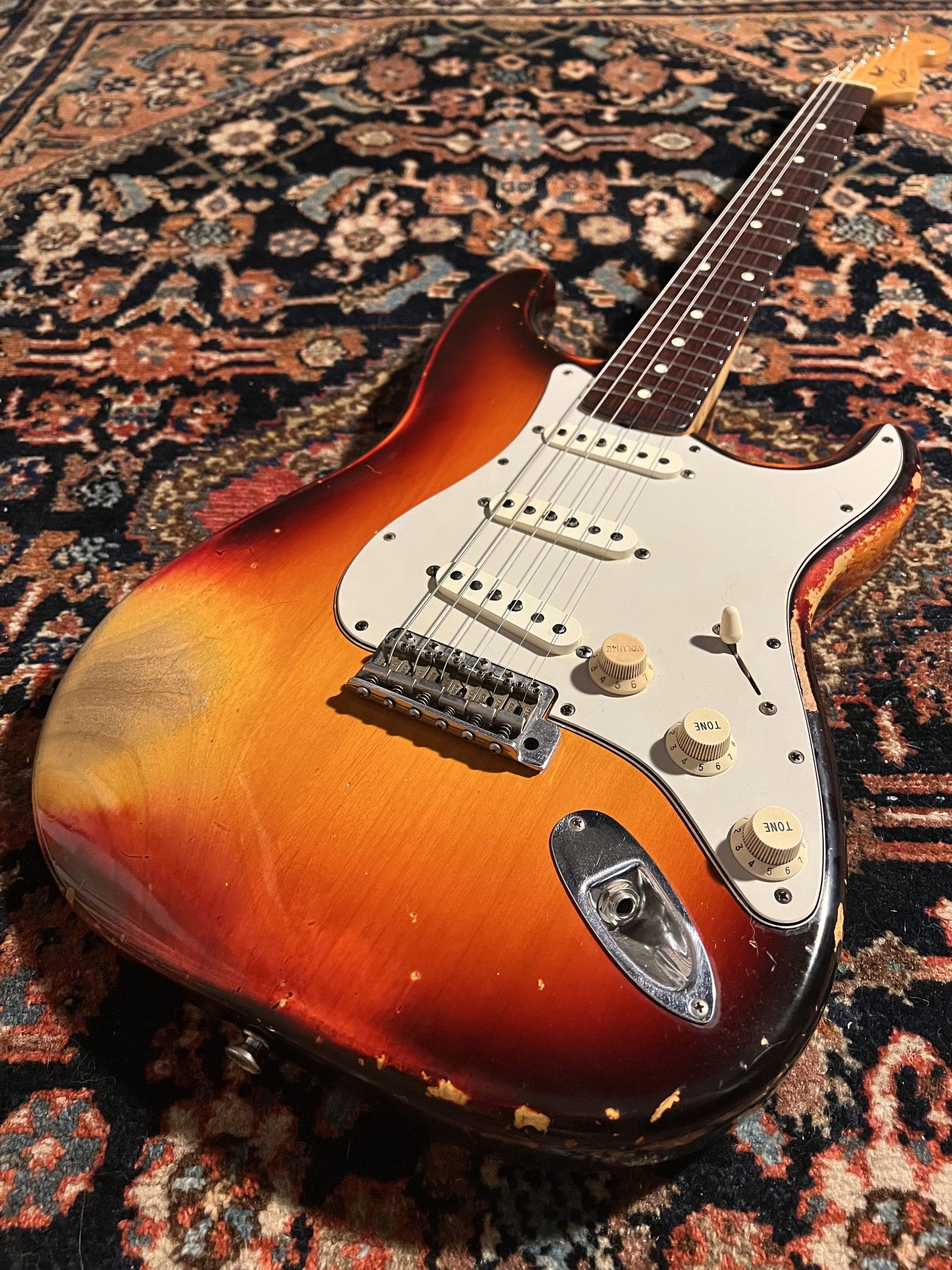 SOLD - 1998 Fender Custom Shop 60 Cunetto Relic Stratocaster Sunburst