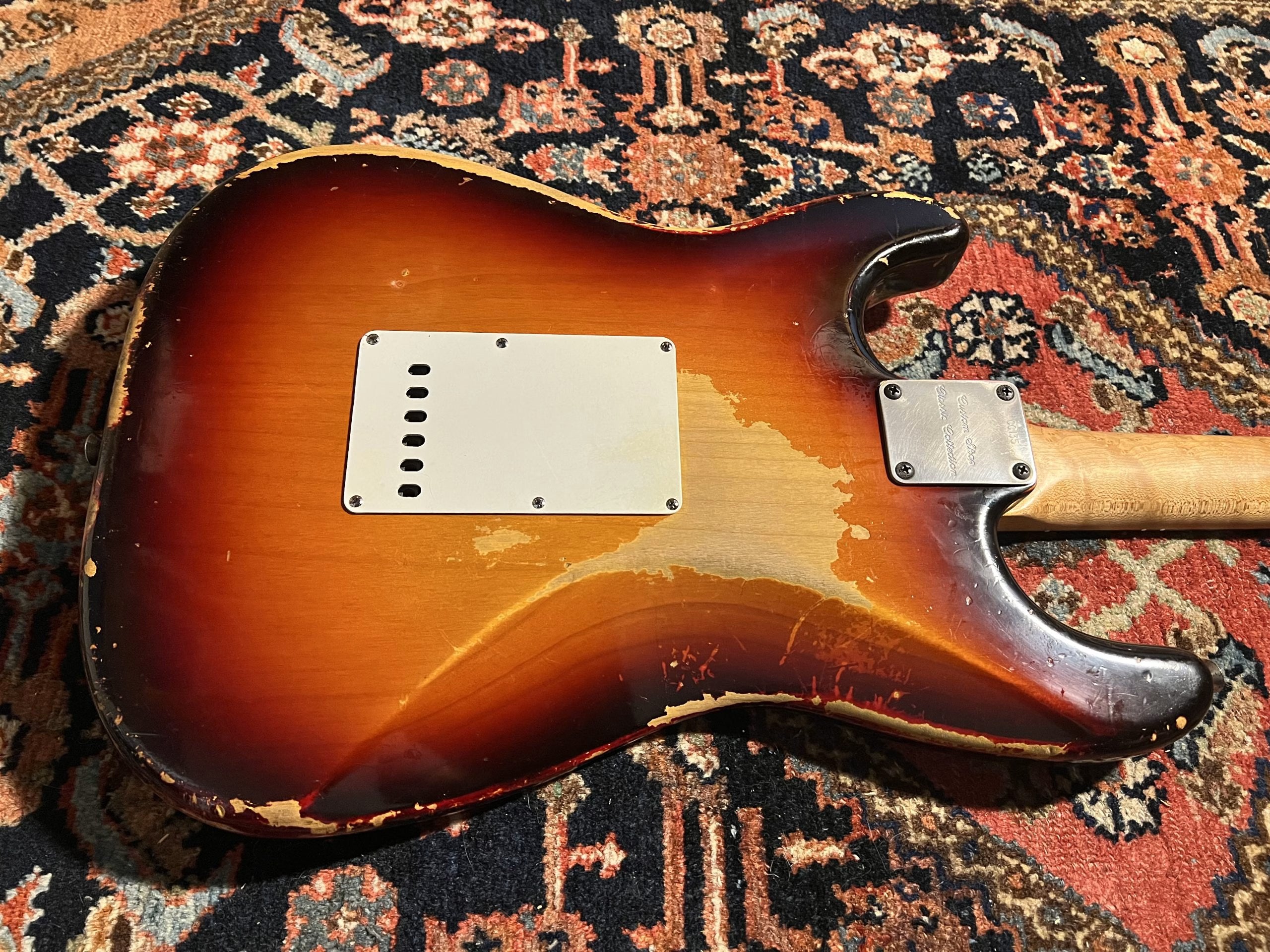 SOLD - 1998 Fender Custom Shop 60 Cunetto Relic Stratocaster Sunburst