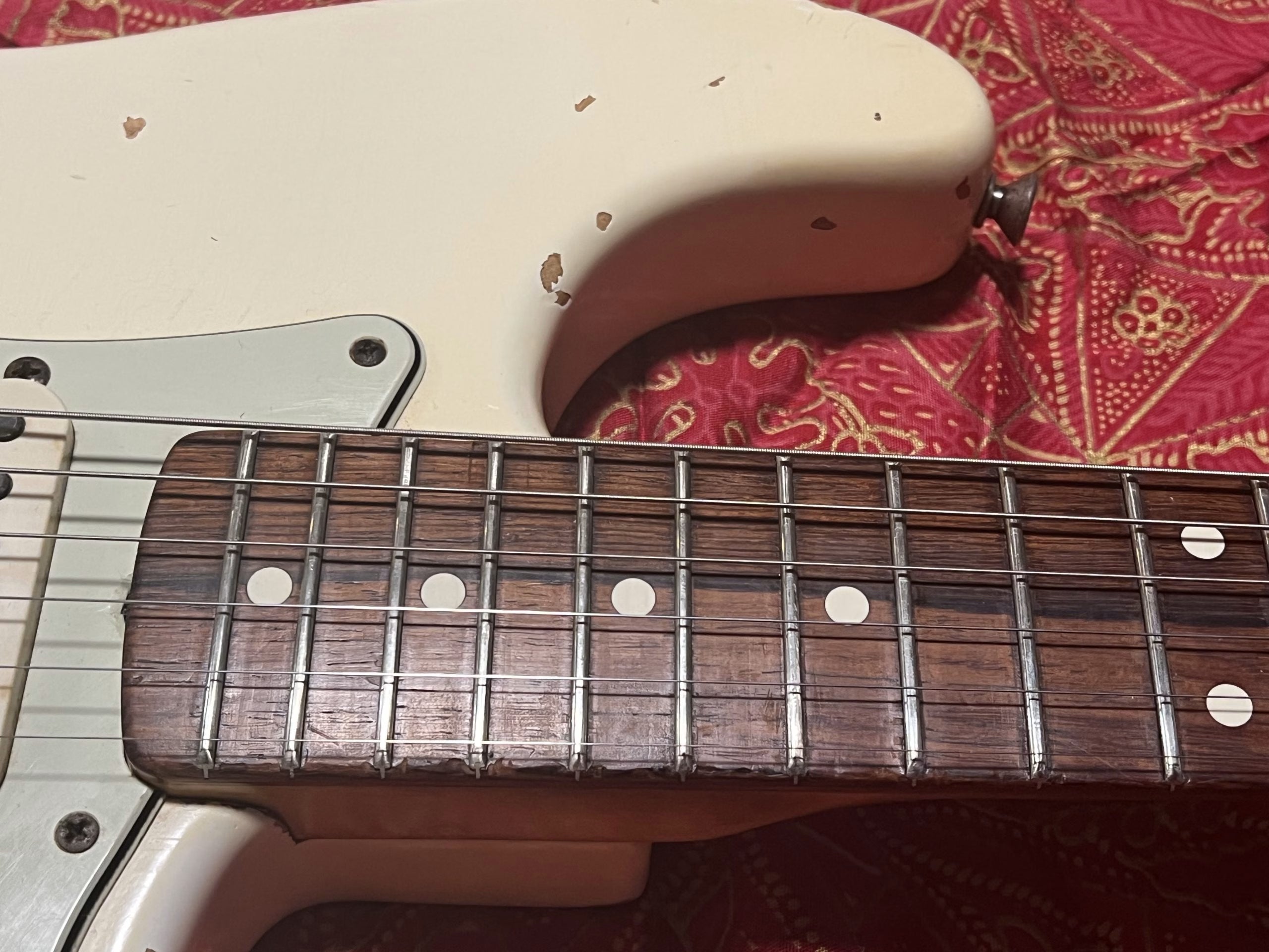 SOLD - 1996 Fender Custom Shop 60 Cunetto Relic Stratocaster Olympic White