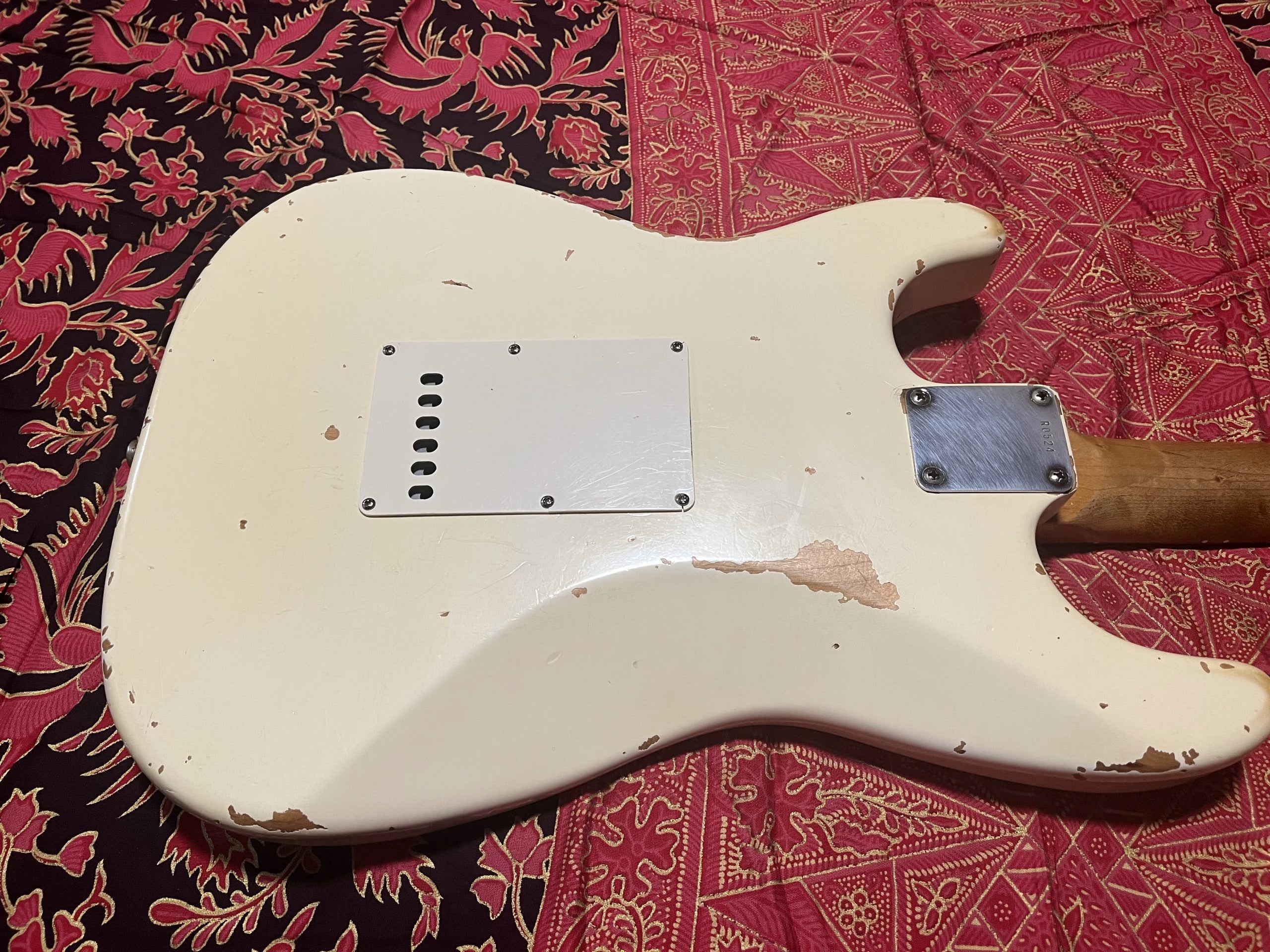 SOLD - 1996 Fender Custom Shop 60 Cunetto Relic Stratocaster Olympic White