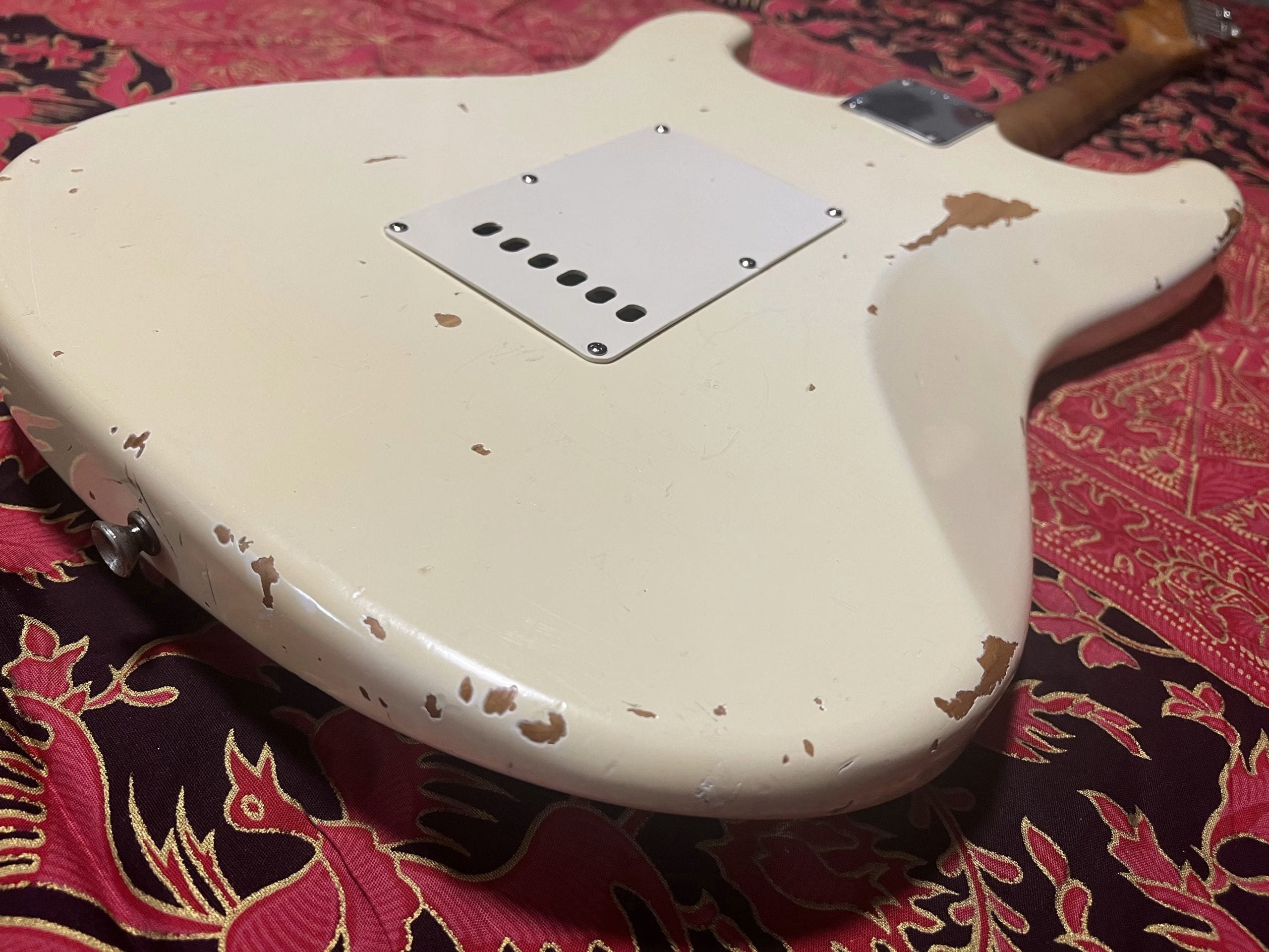 SOLD - 1996 Fender Custom Shop 60 Cunetto Relic Stratocaster Olympic White