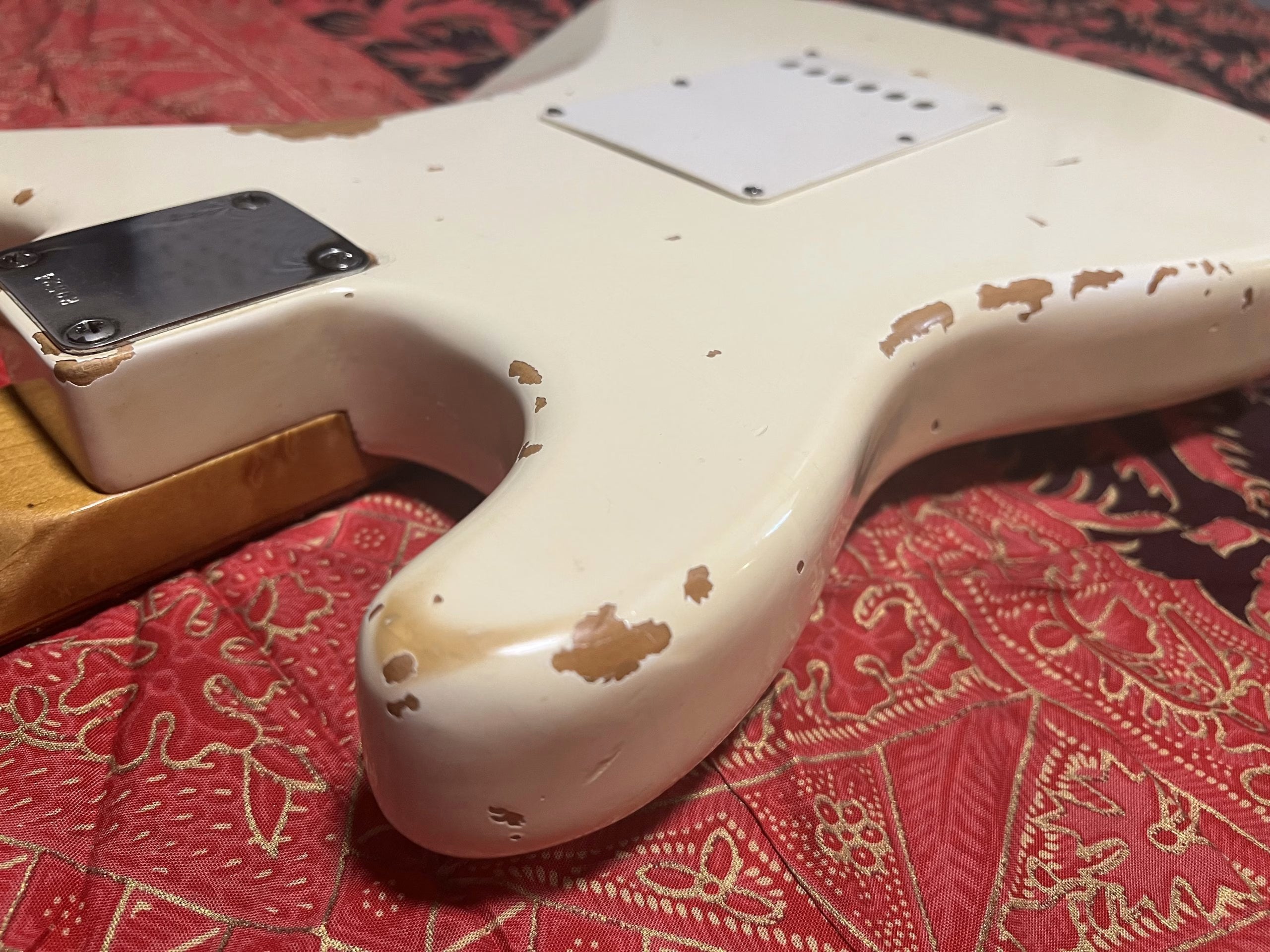 SOLD - 1996 Fender Custom Shop 60 Cunetto Relic Stratocaster Olympic White