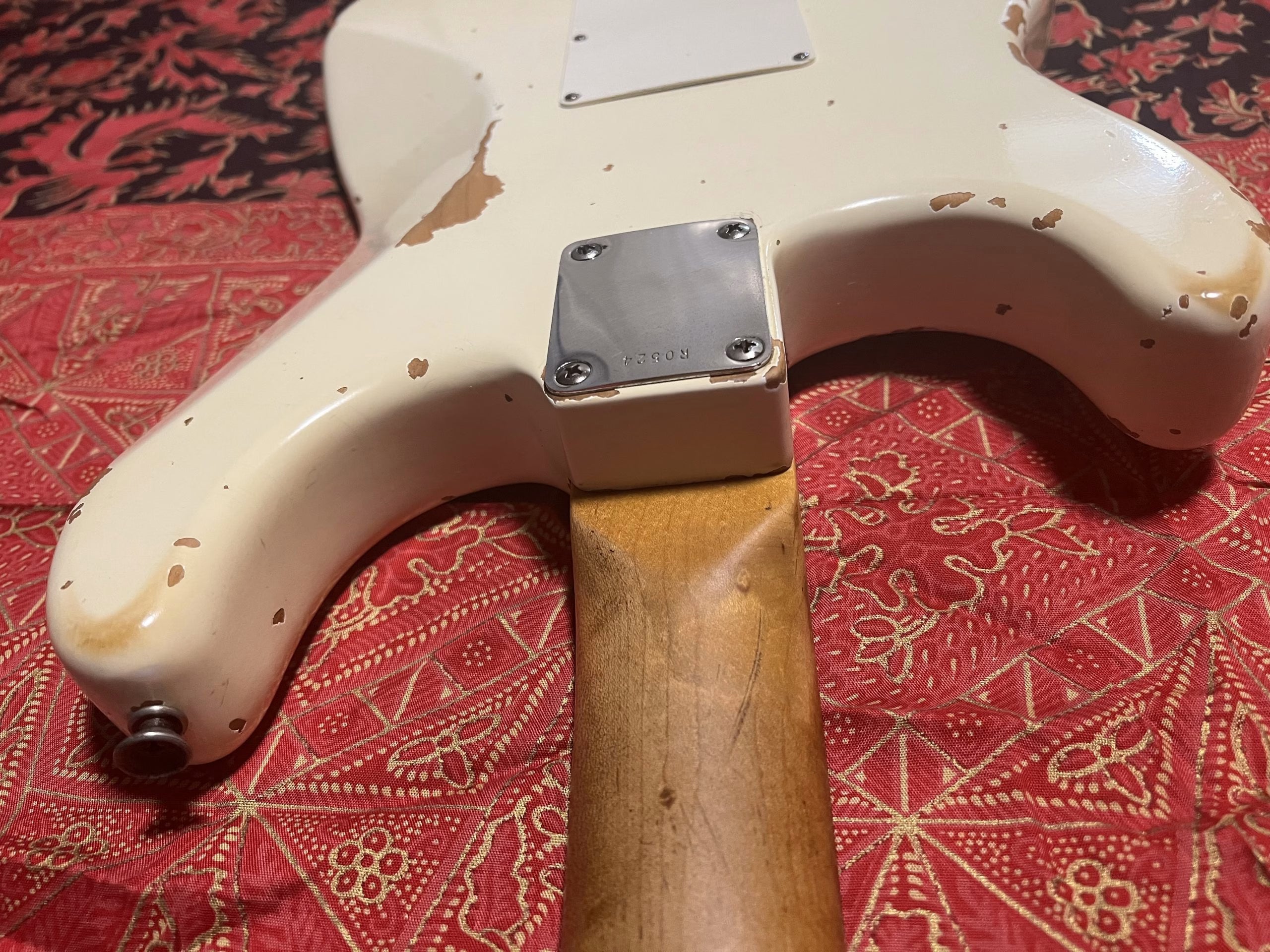 SOLD - 1996 Fender Custom Shop 60 Cunetto Relic Stratocaster Olympic White