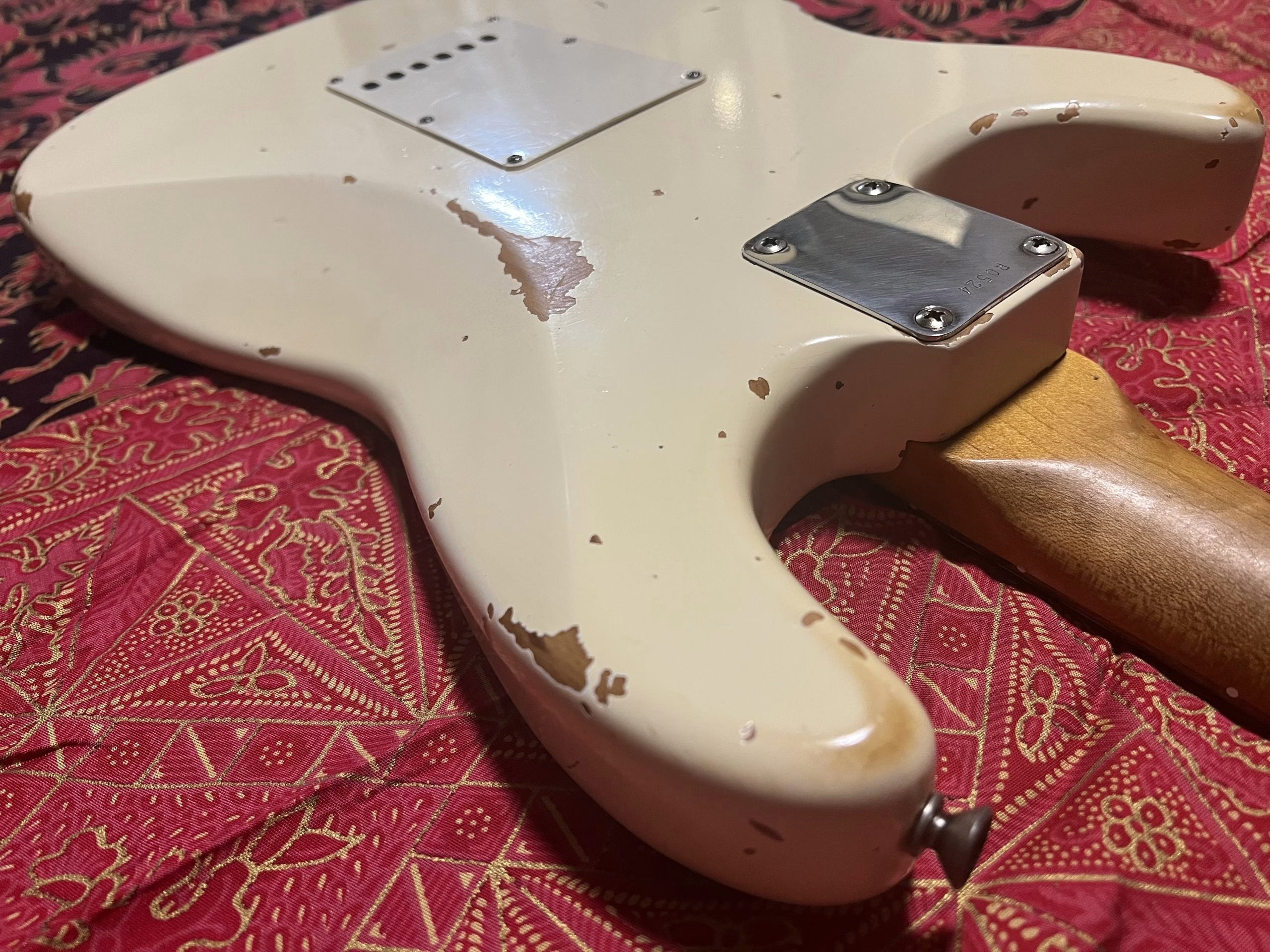 SOLD - 1996 Fender Custom Shop 60 Cunetto Relic Stratocaster Olympic White