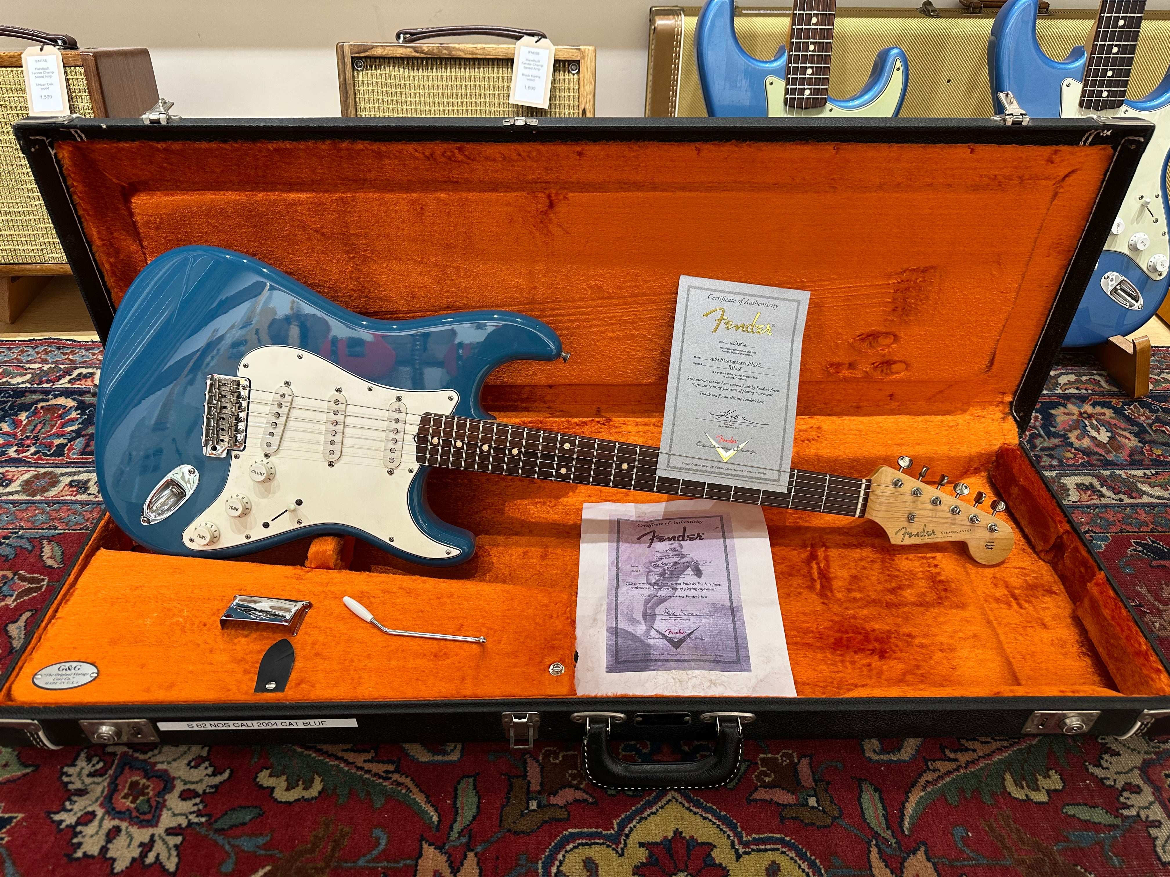 Fender Custom Shop '62 California Beach Ltd Stratocaster 2004 Catalina Blue