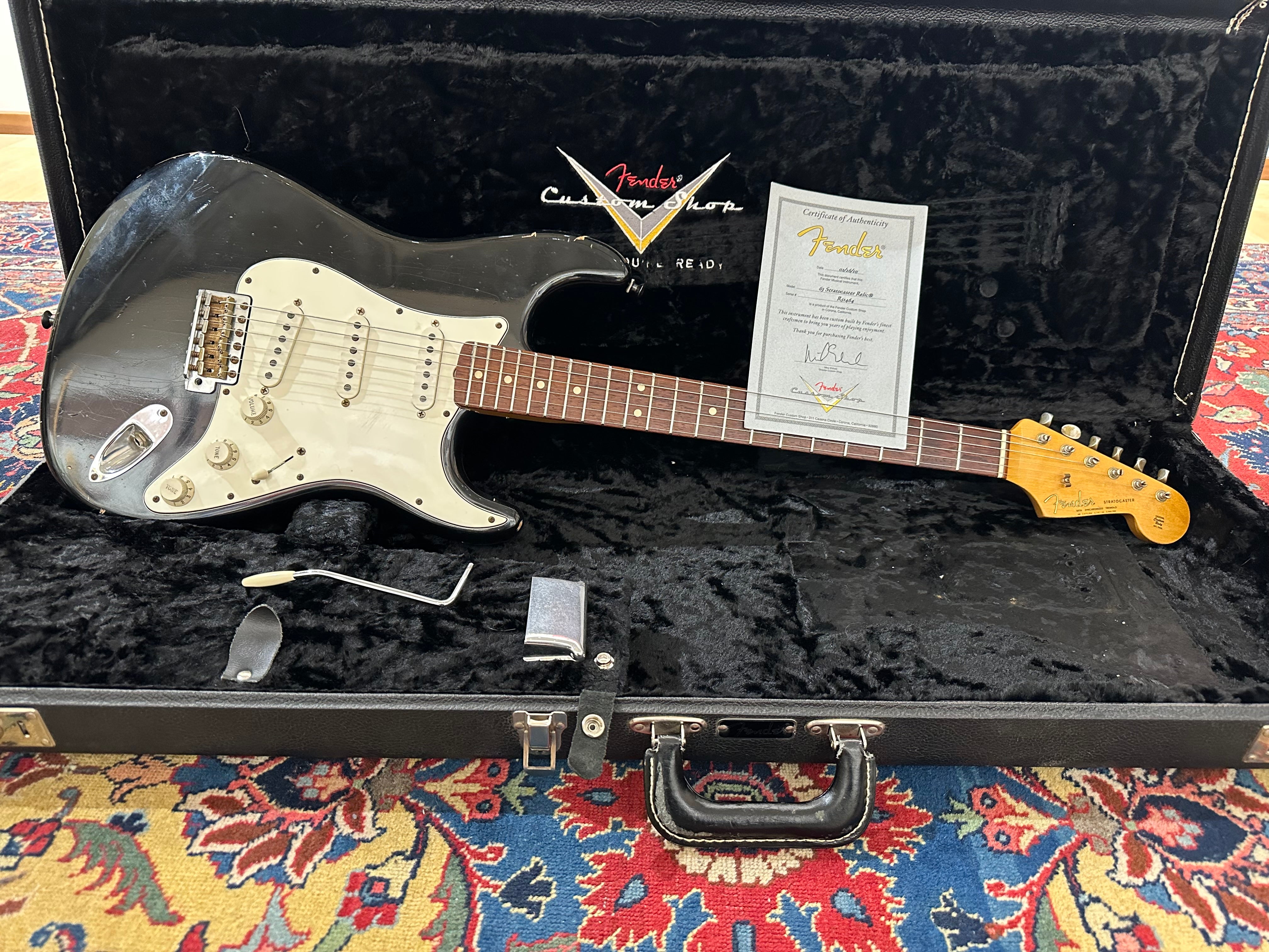 Fender Custom Shop '63 Relic Stratocaster 2010 Black