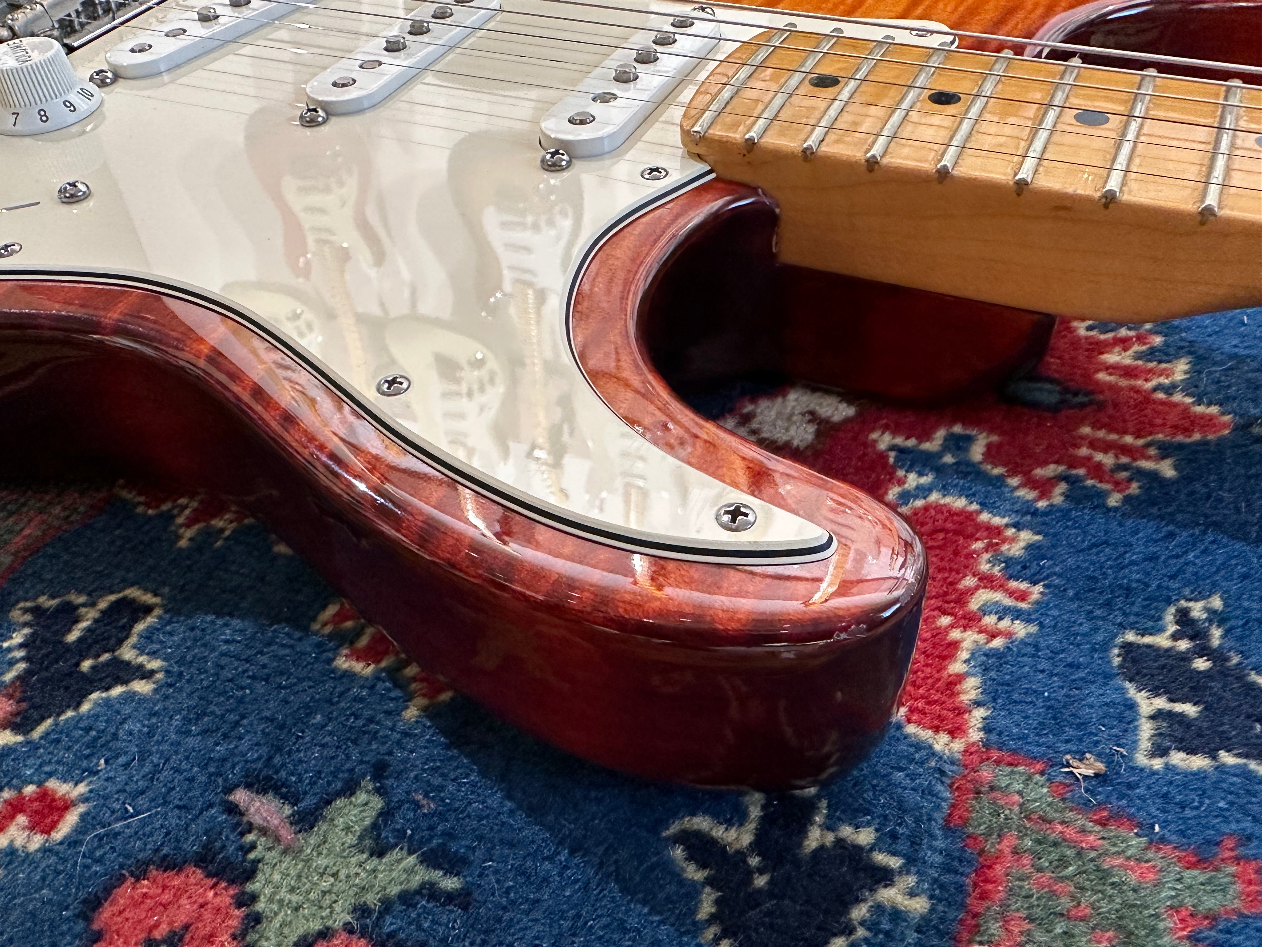Fender American Select Stratocaster 2012 Dark Cherry Burst