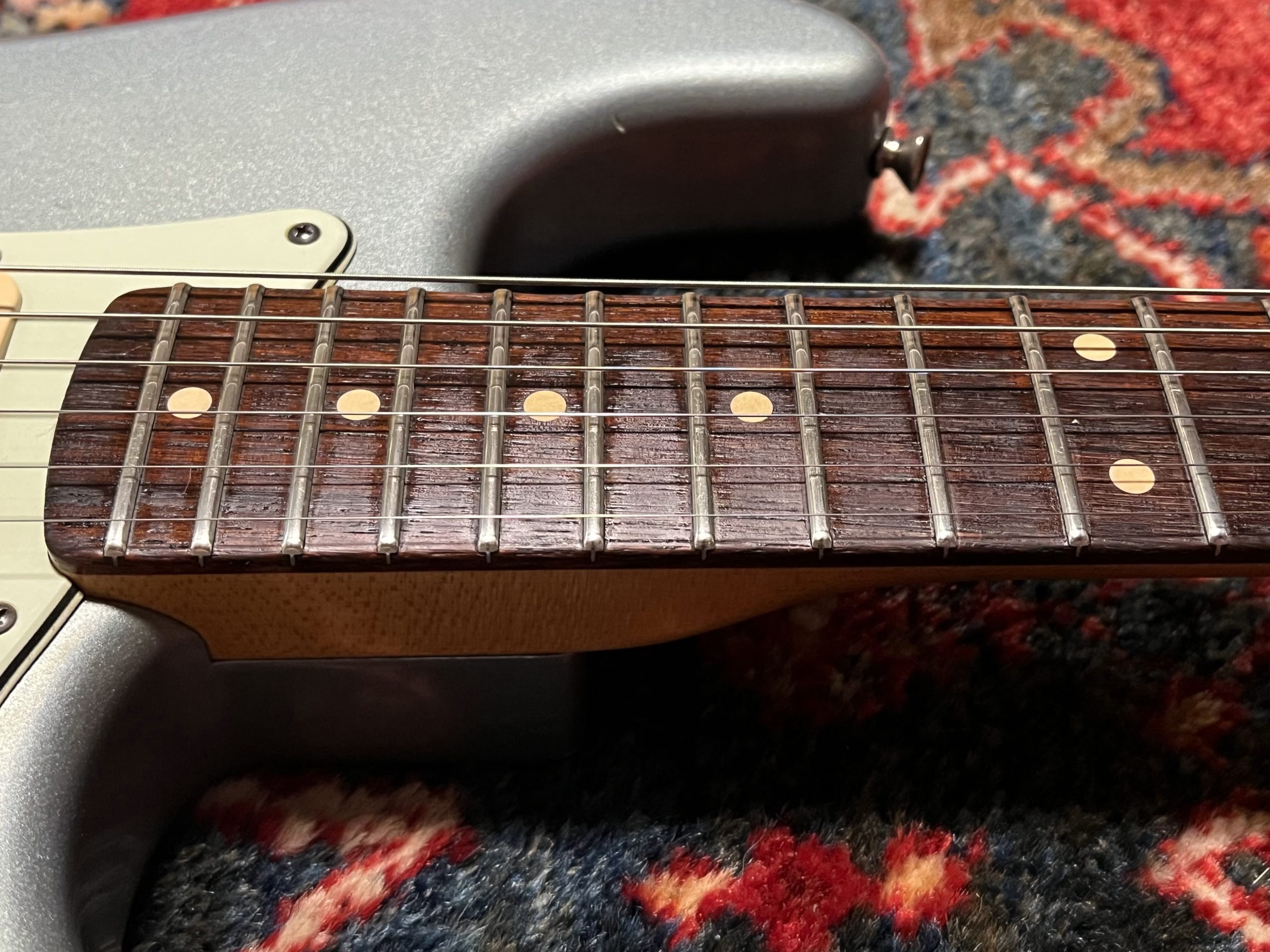 SOLD - 2004 Fender Custom Shop 60 Relic Stratocaster Ice Blue Metalic with matching headstock