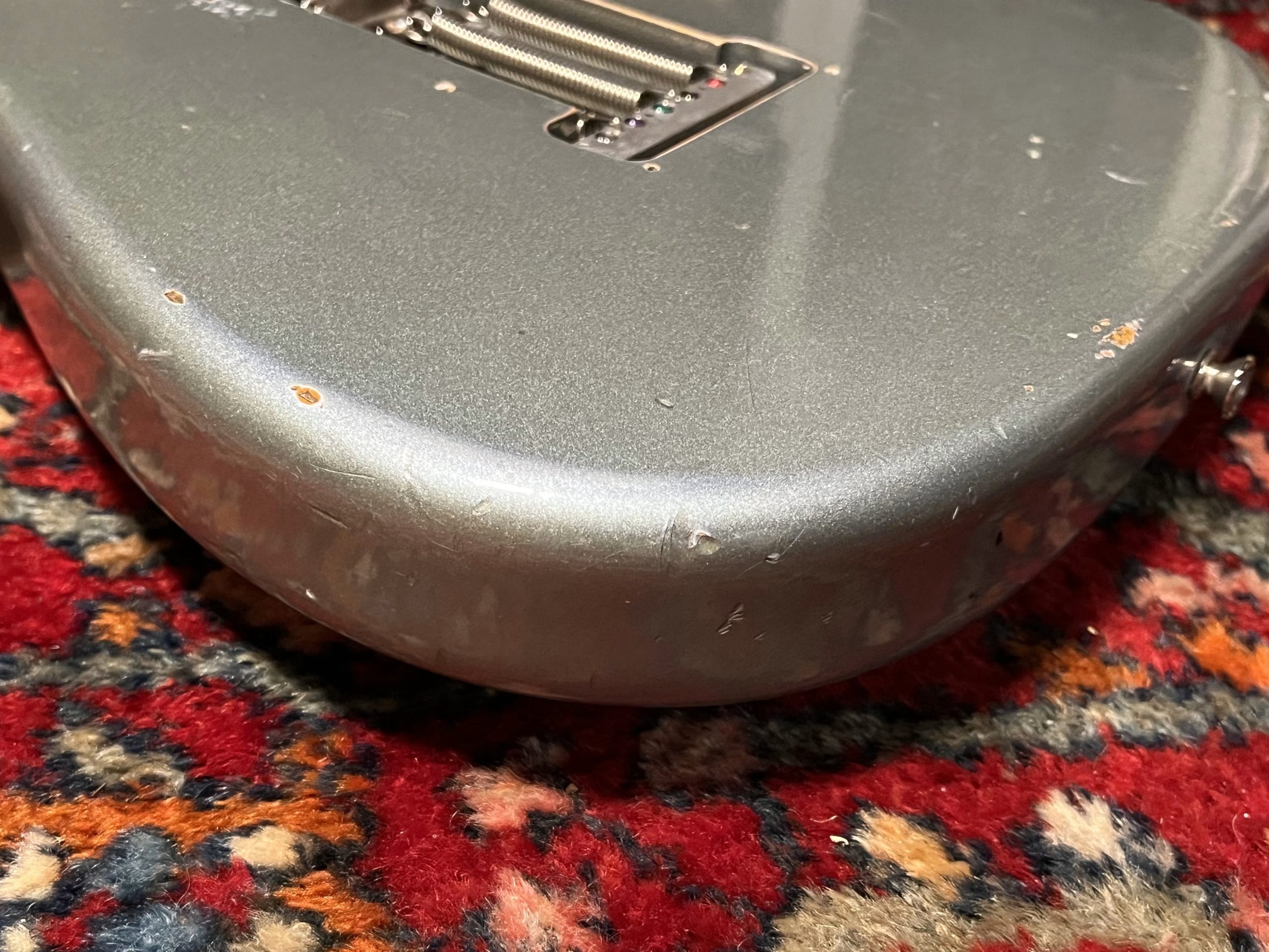 SOLD - 2004 Fender Custom Shop 60 Relic Stratocaster Ice Blue Metalic with matching headstock