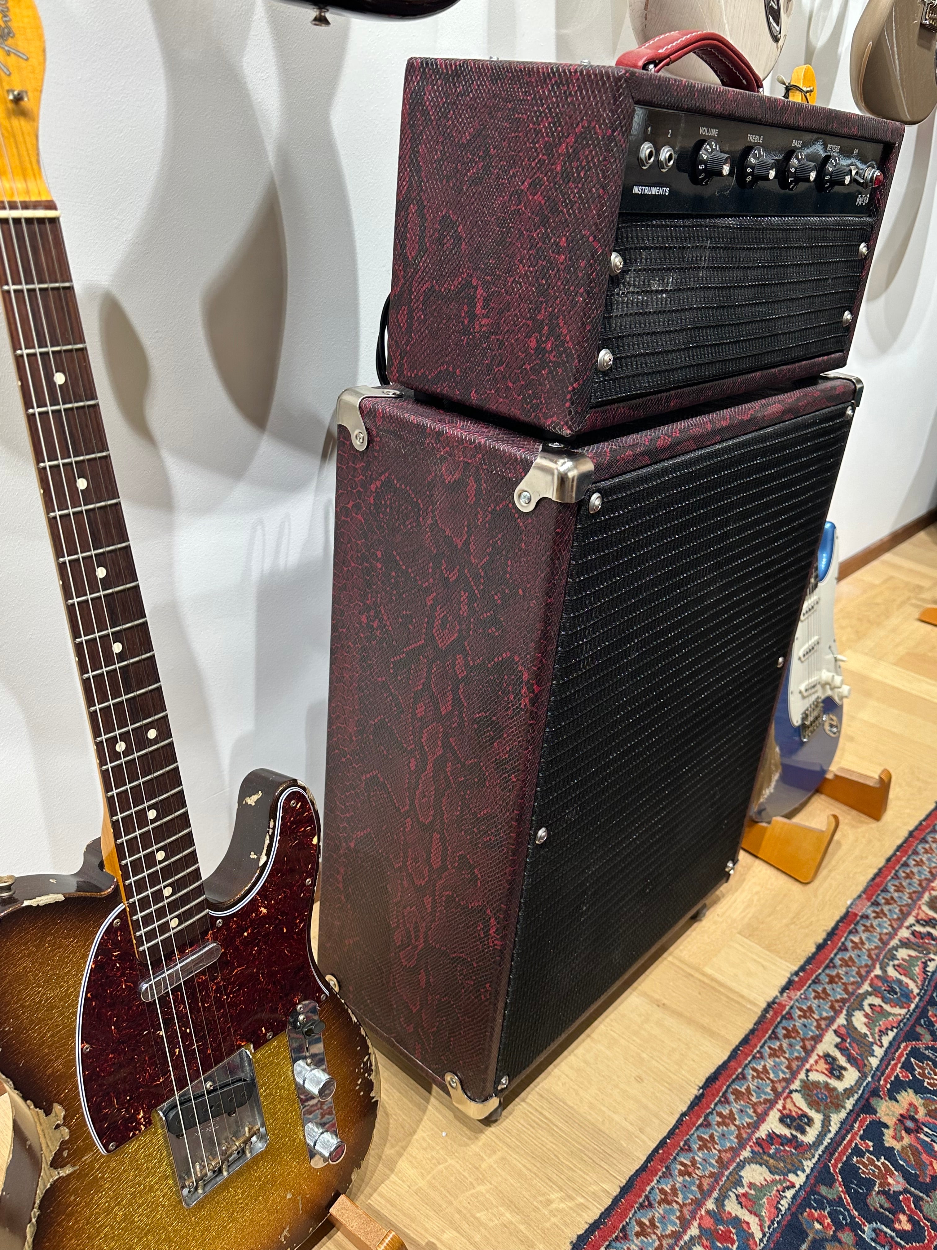 IFNESS 'Red Prince' handbuilt Fender Princeton '64 Blackface Reverb based Amp