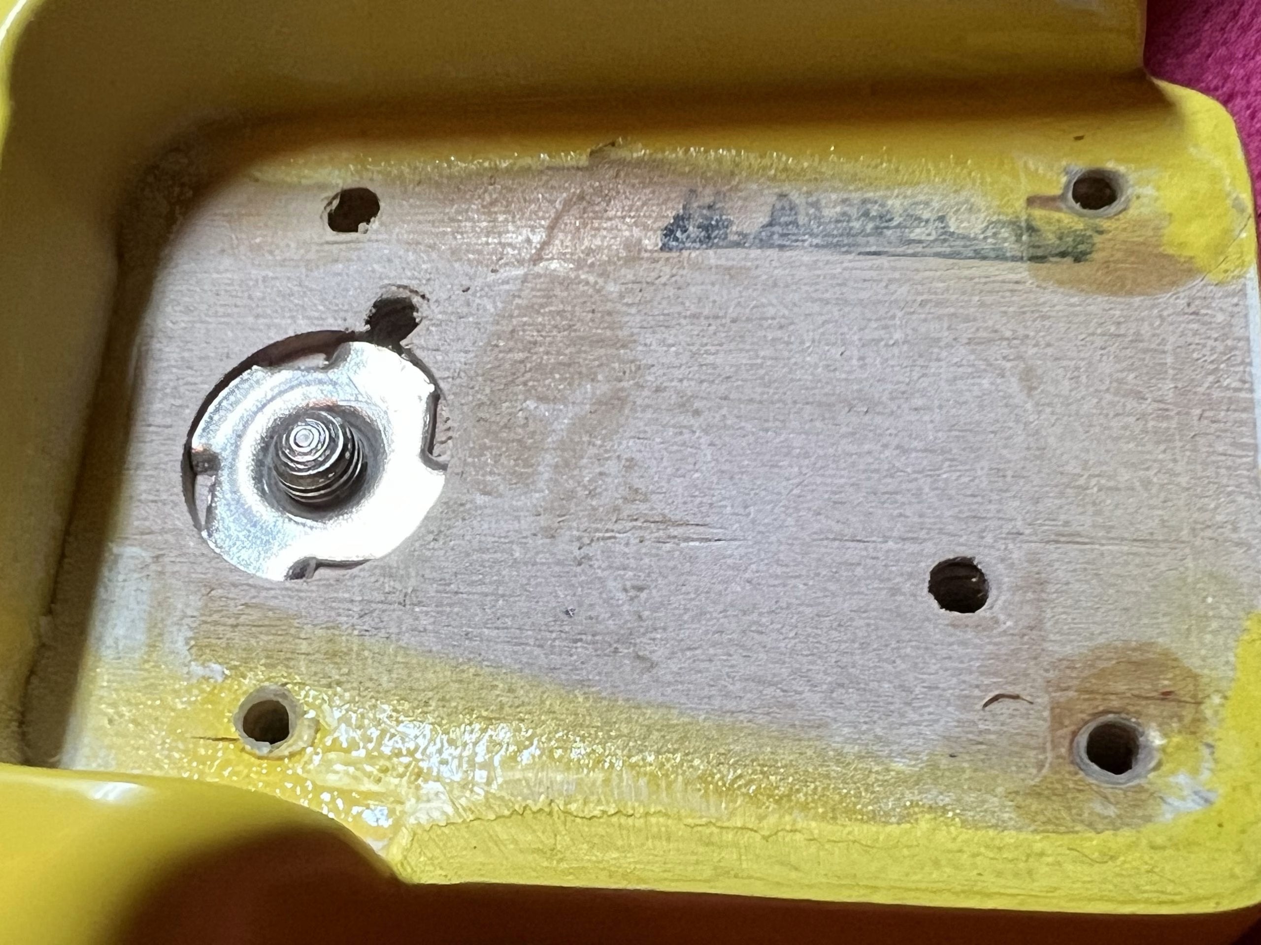 SOLD - 1988 Strat Plus Graffiti Yellow - Never played
