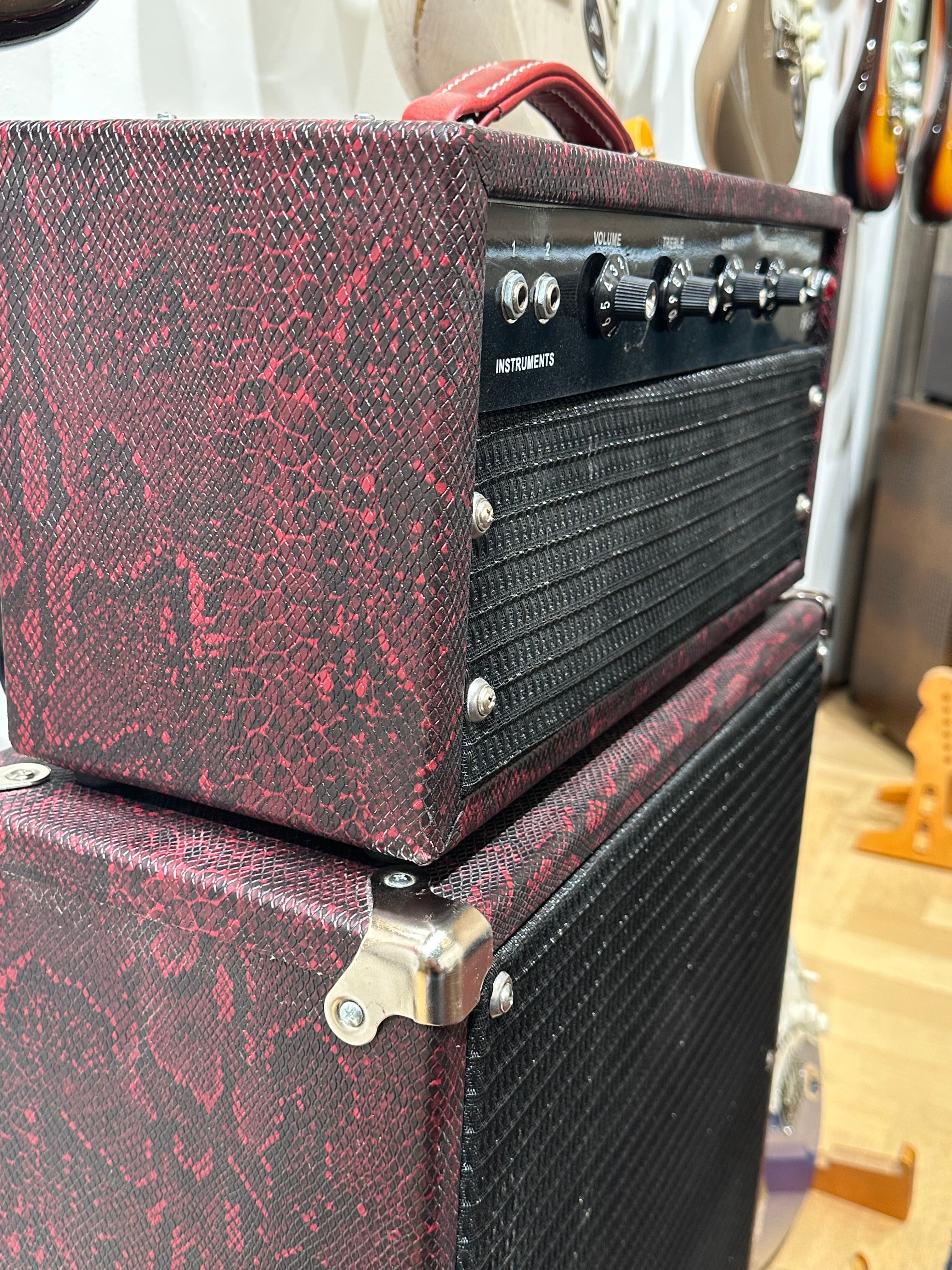 IFNESS 'Red Prince' handbuilt Fender Princeton '64 Blackface Reverb based Amp