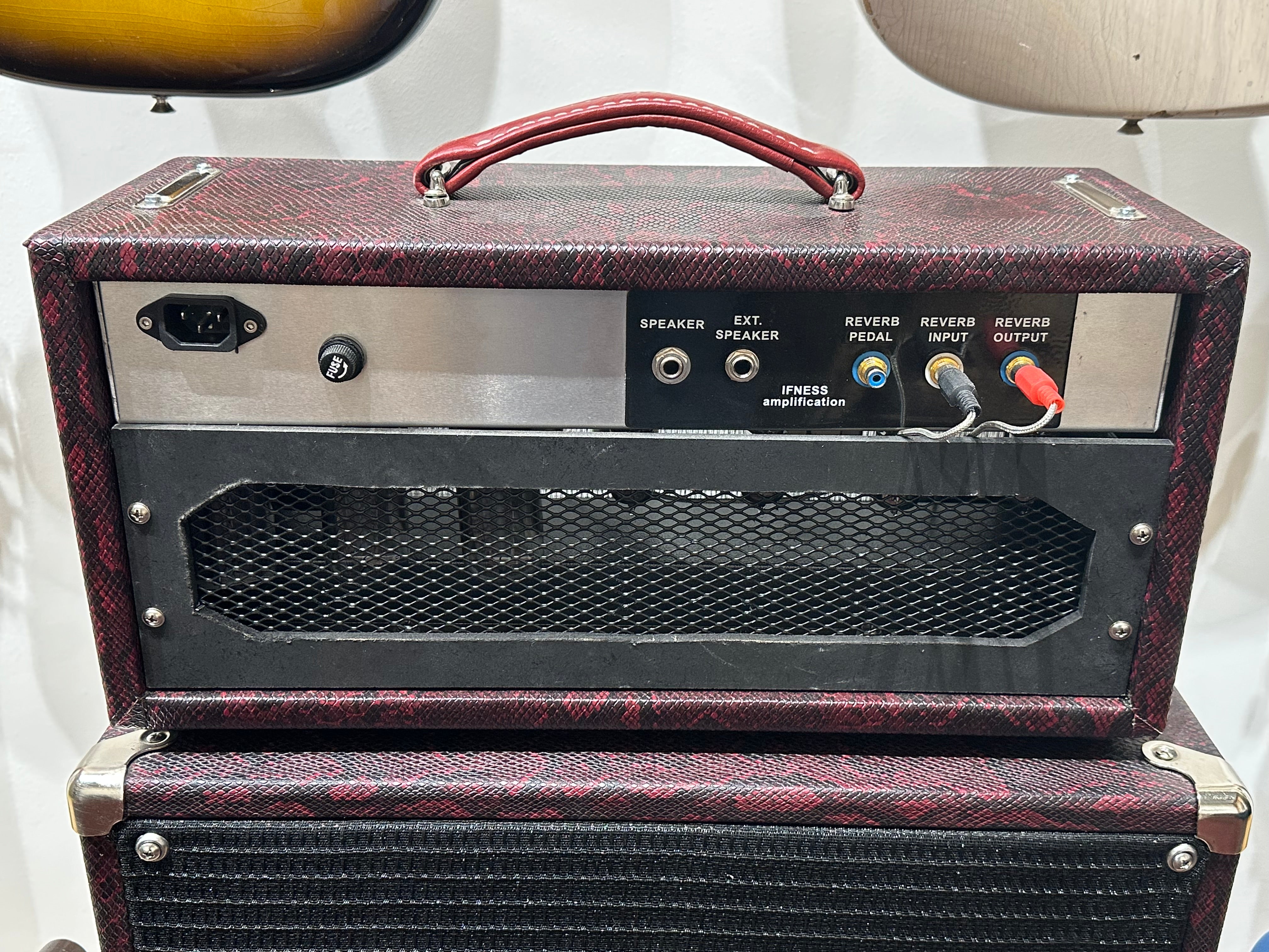 IFNESS 'Red Prince' handbuilt Fender Princeton '64 Blackface Reverb based Amp