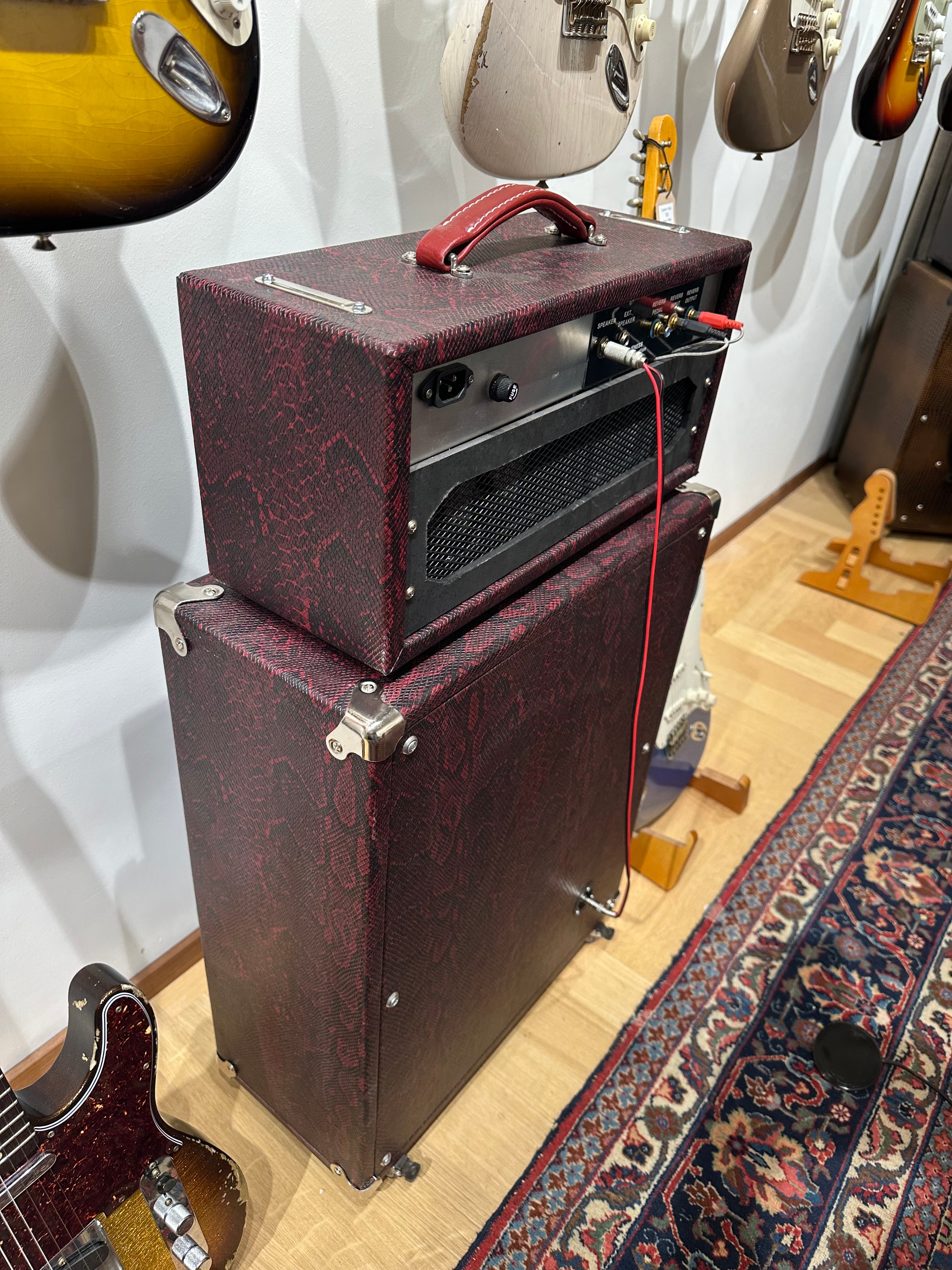 IFNESS 'Red Prince' handbuilt Fender Princeton '64 Blackface Reverb based Amp