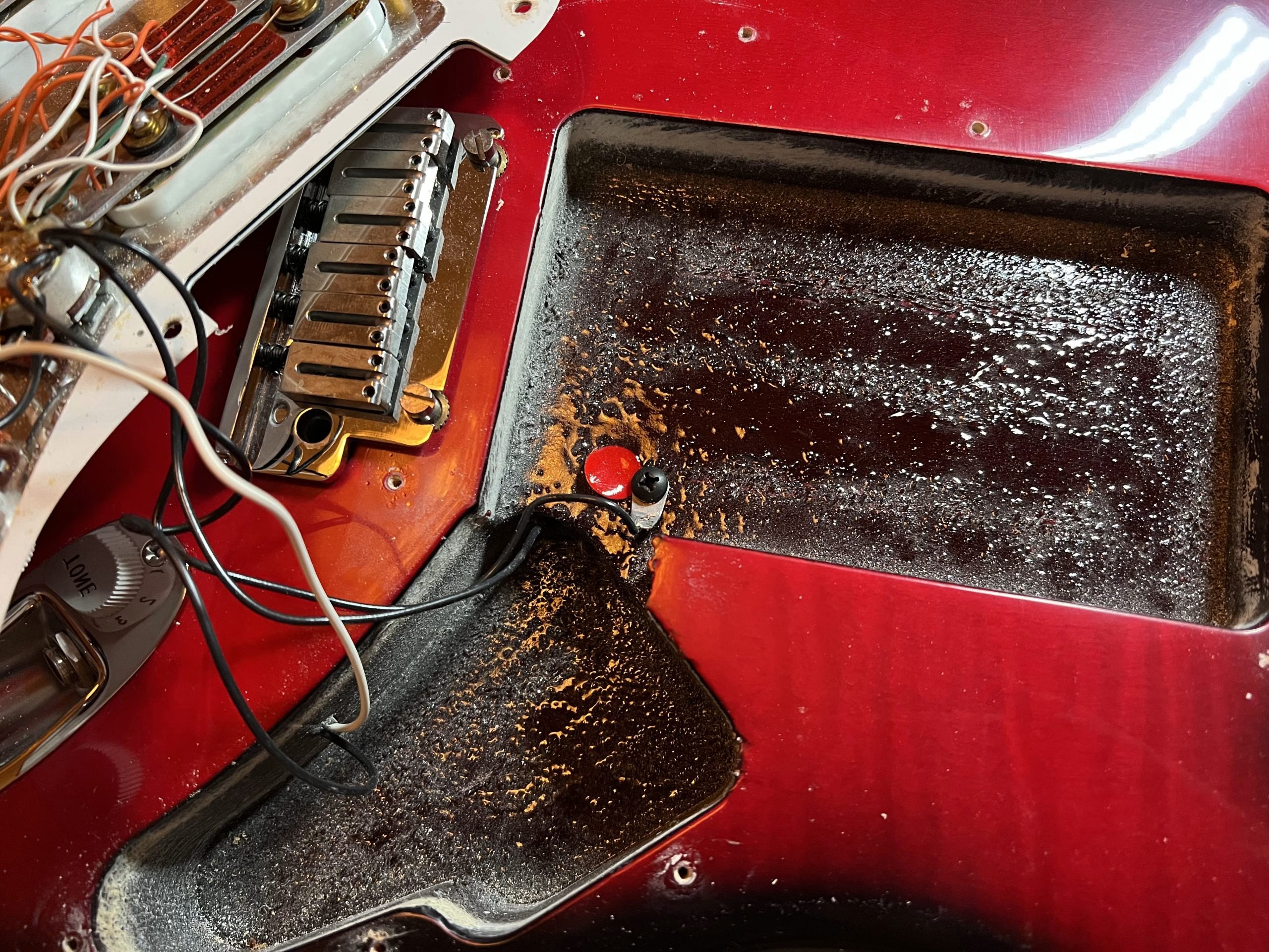 SOLD - 1990 Fender Strat Ultra Crimson Burst