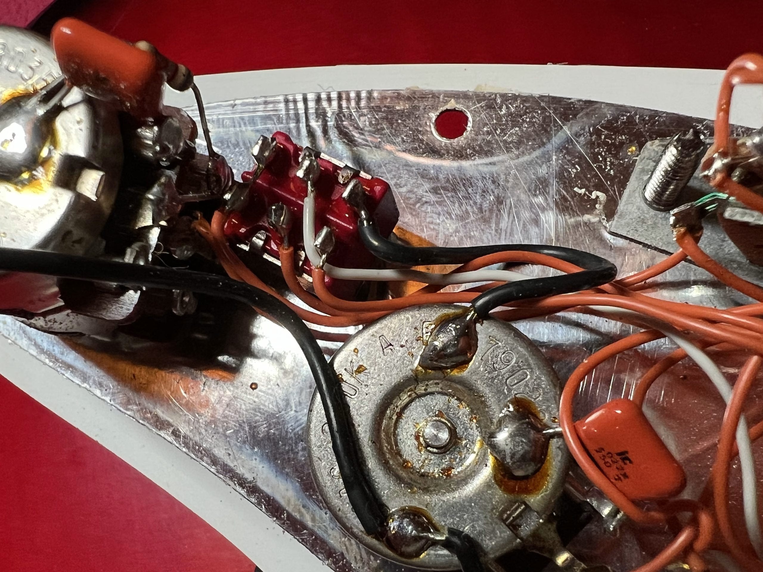 SOLD - 1990 Fender Strat Ultra Crimson Burst