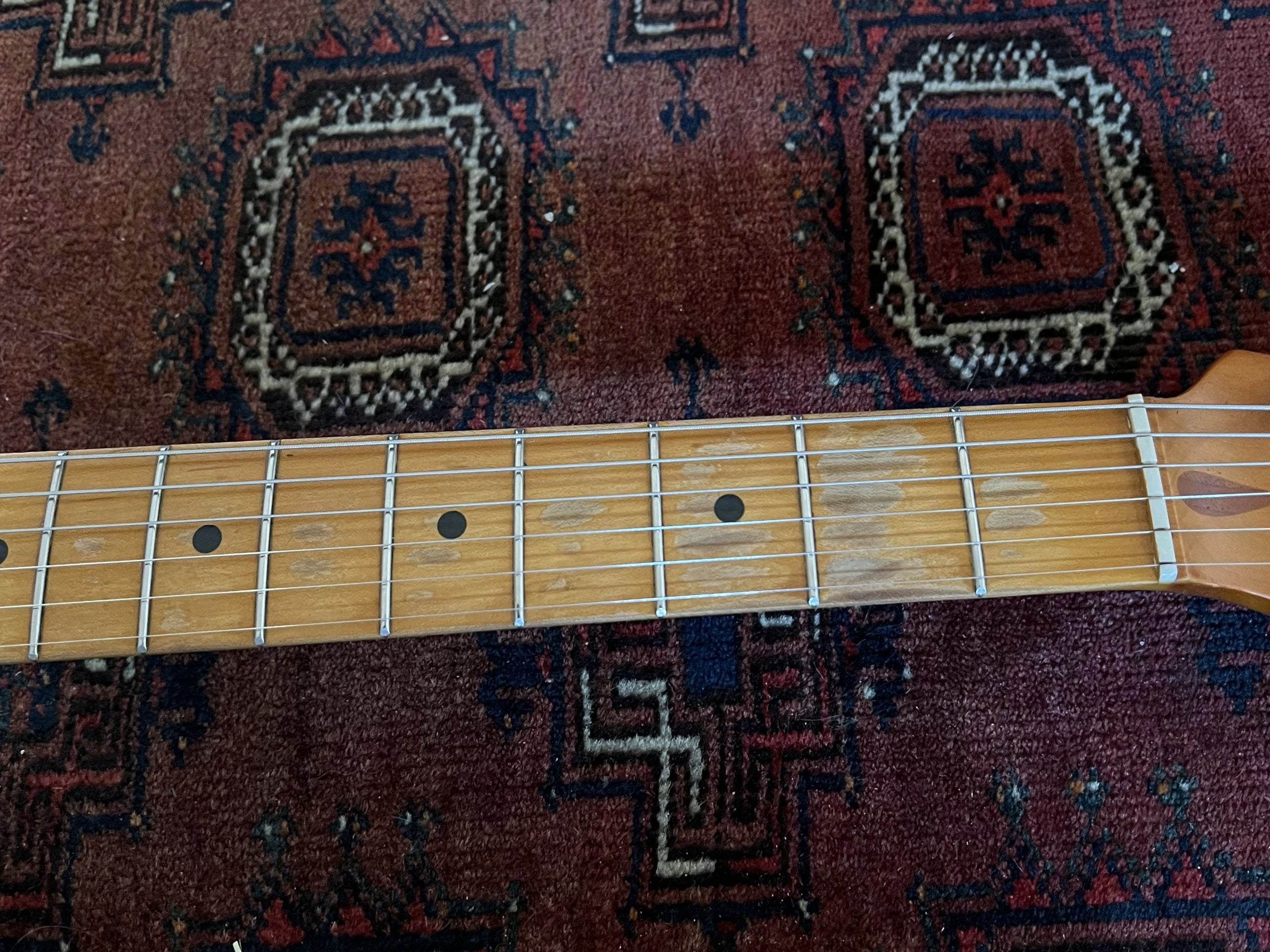 SOLD - 1982 Vintage Reissue '57 Stratocaster Fiesta Red