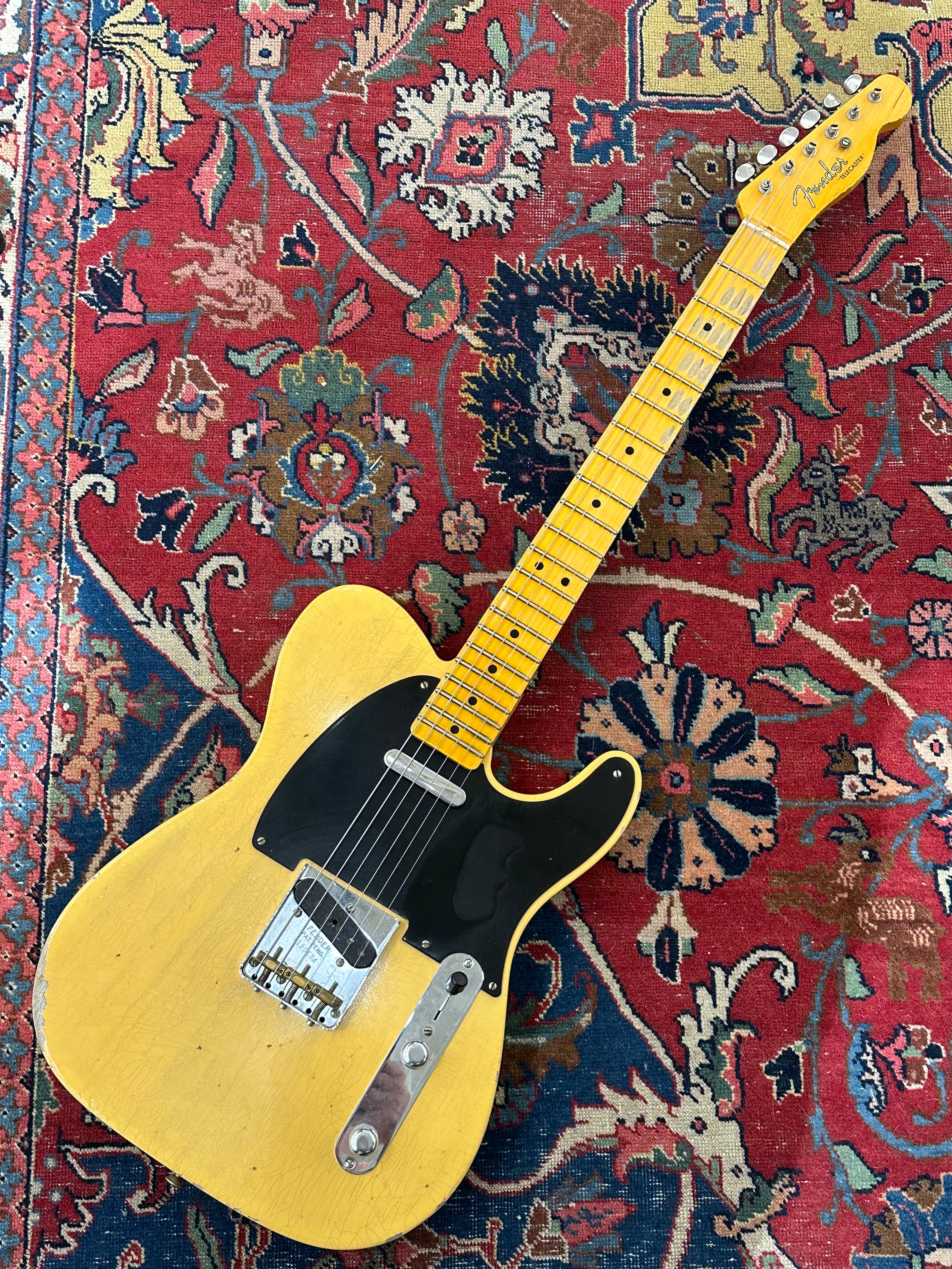 Fender Custom Shop '52 Relic Telecaster 2023 Nocaster Blonde