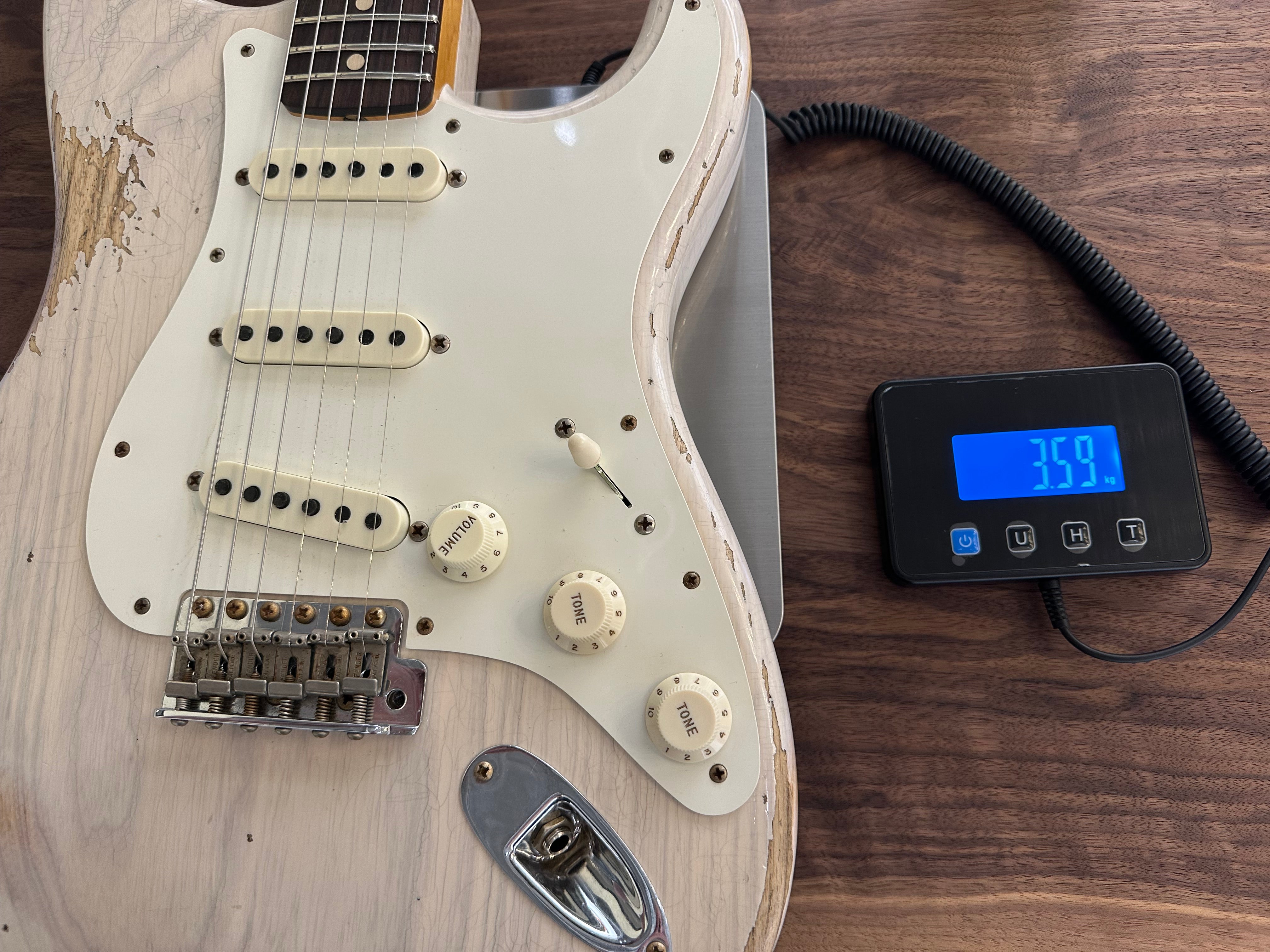 Fender Custom Shop '59 Heavy Relic Stratocaster 2022 Aged White Blonde