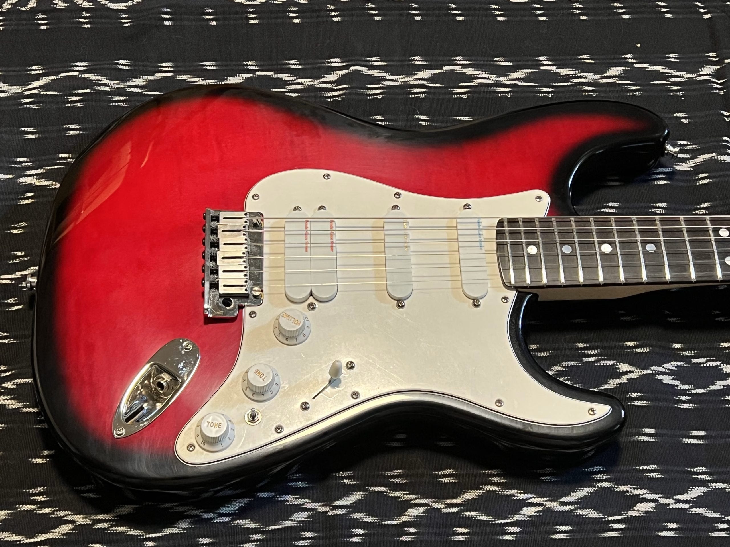 SOLD - 1990 Fender Strat Ultra Crimson Burst