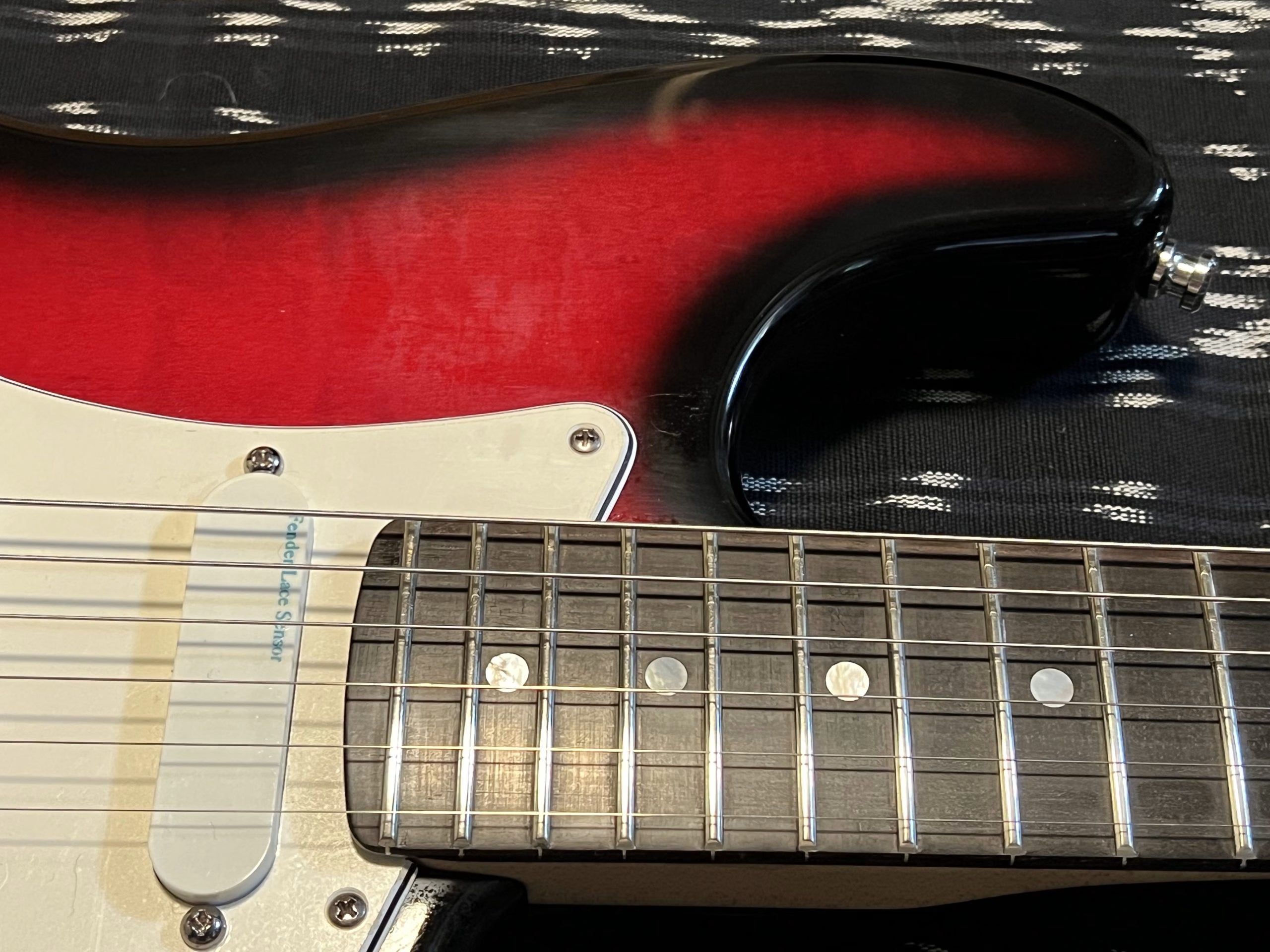 SOLD - 1990 Fender Strat Ultra Crimson Burst