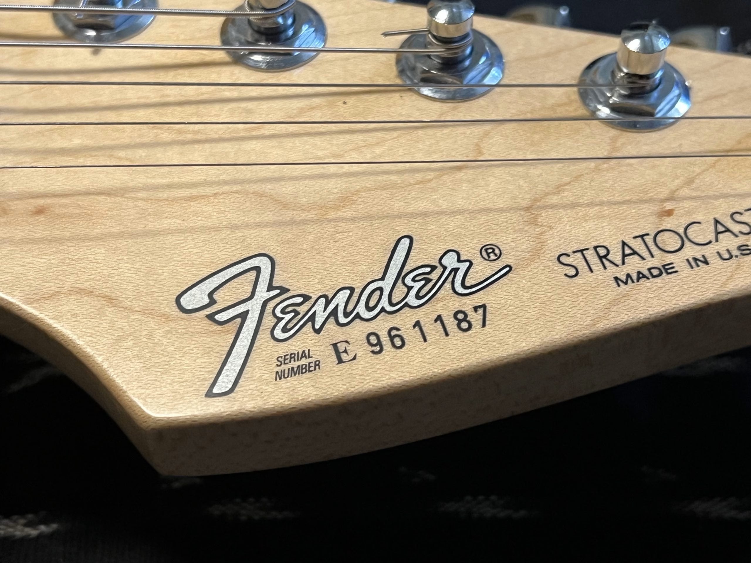 SOLD - 1990 Fender Strat Ultra Crimson Burst
