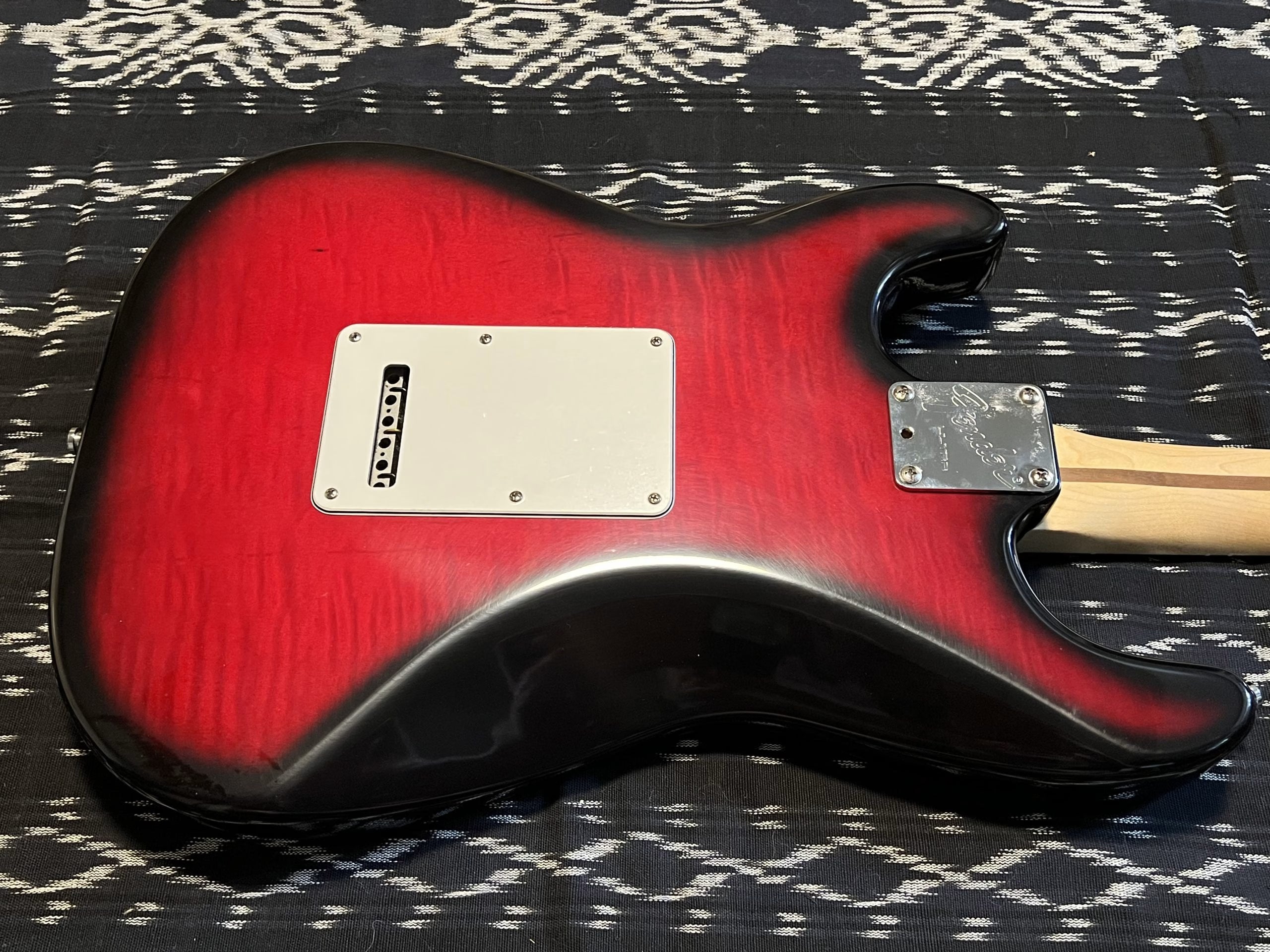 SOLD - 1990 Fender Strat Ultra Crimson Burst