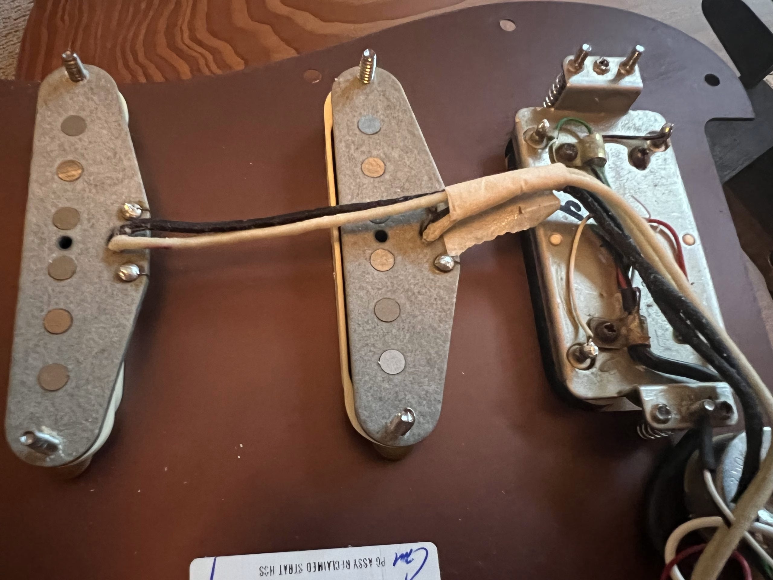 SOLD - 2014 Reclaimed Old Growth Redwood Stratocaster Natural