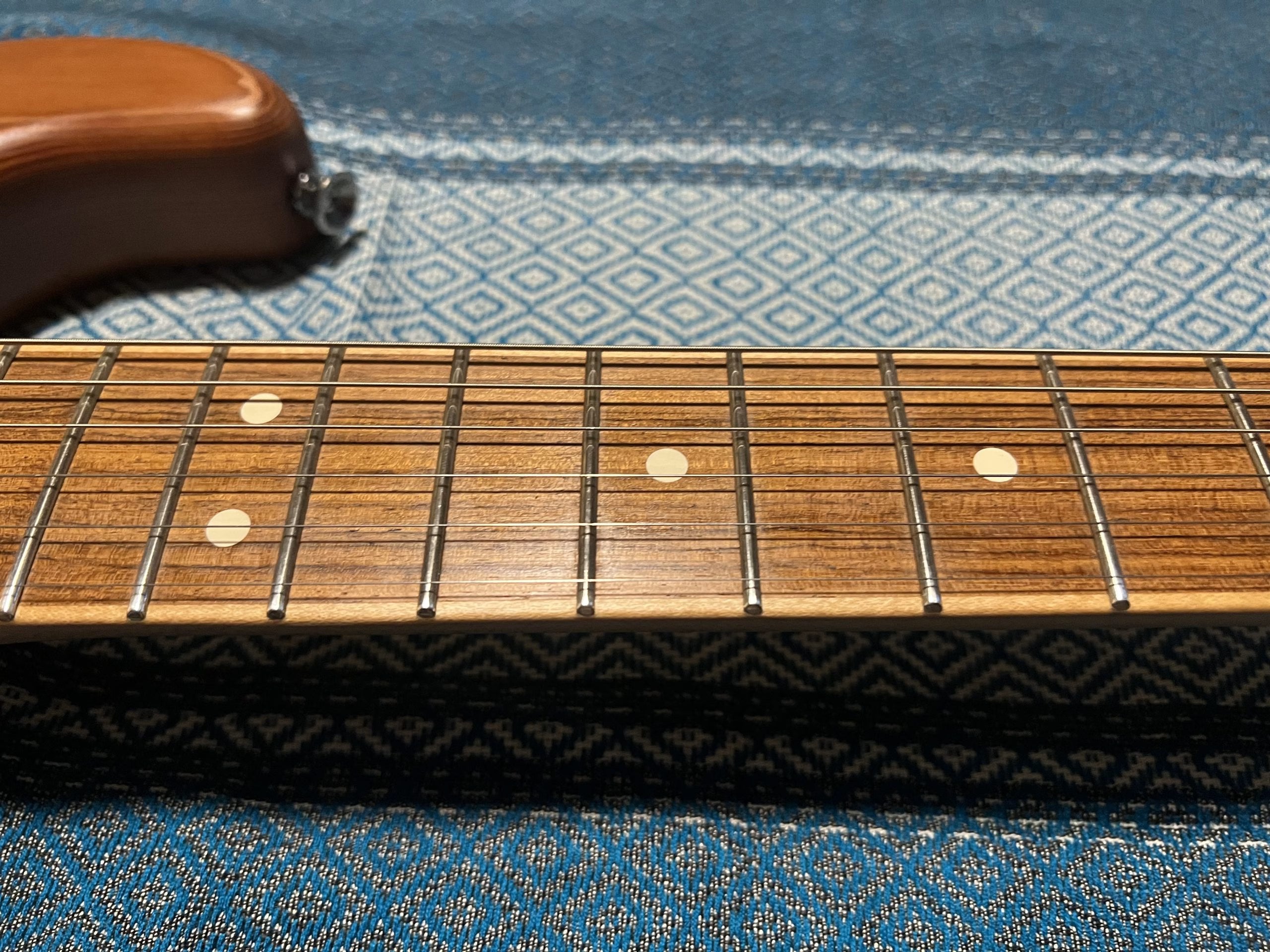 SOLD - 2014 Reclaimed Old Growth Redwood Stratocaster Natural
