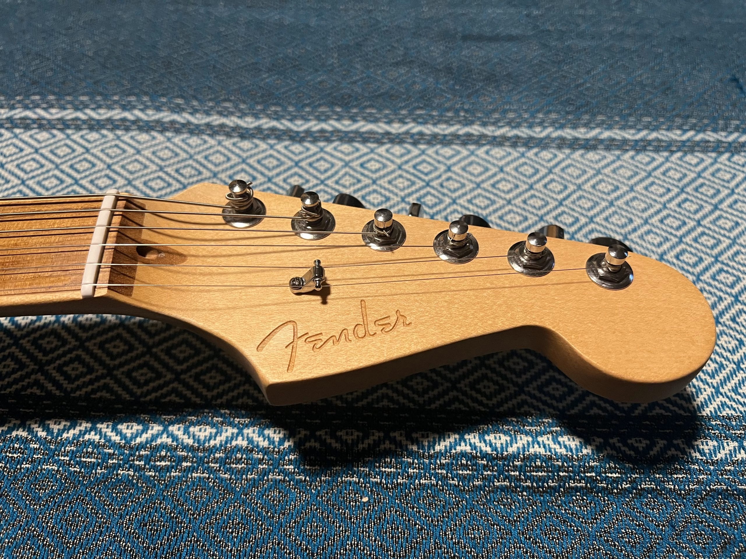 SOLD - 2014 Reclaimed Old Growth Redwood Stratocaster Natural