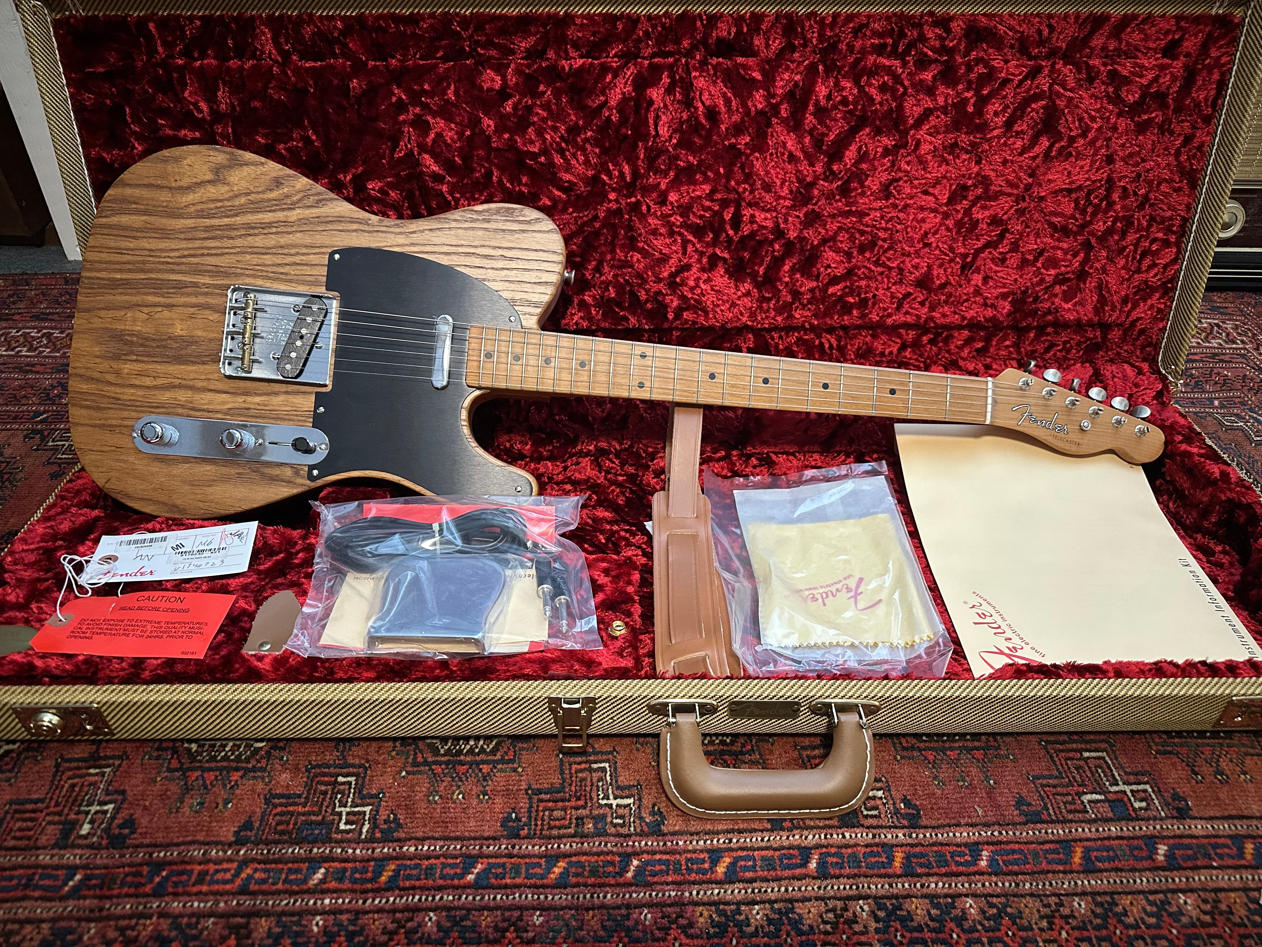 SOLD - 2017 Fender American Vintage '52 Limited Edition Roasted Ash Telecaster