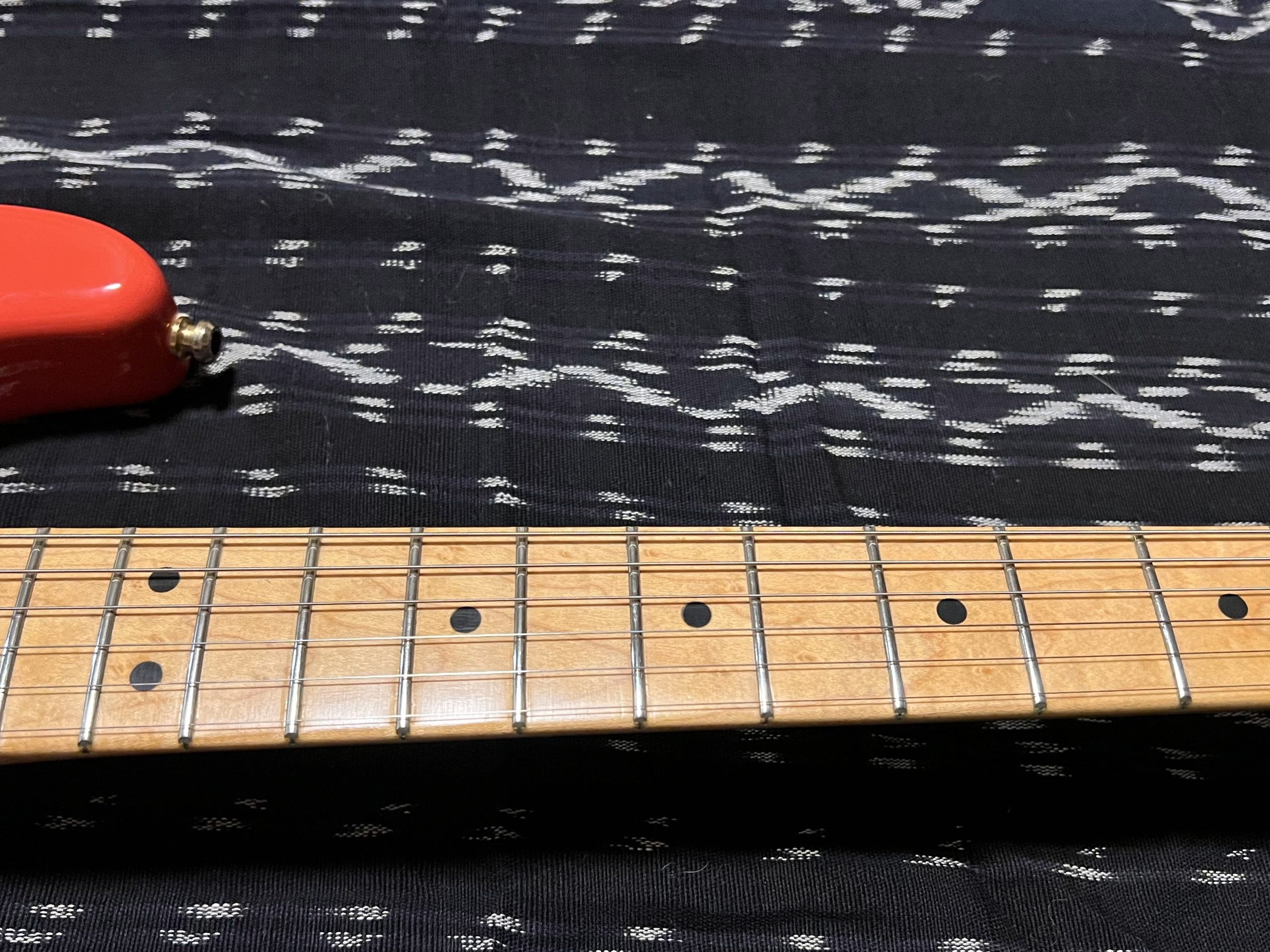 SOLD - 1992 Custom Shop Hank Marvin Signature Limited Edition Stratocaster Fiesta Red