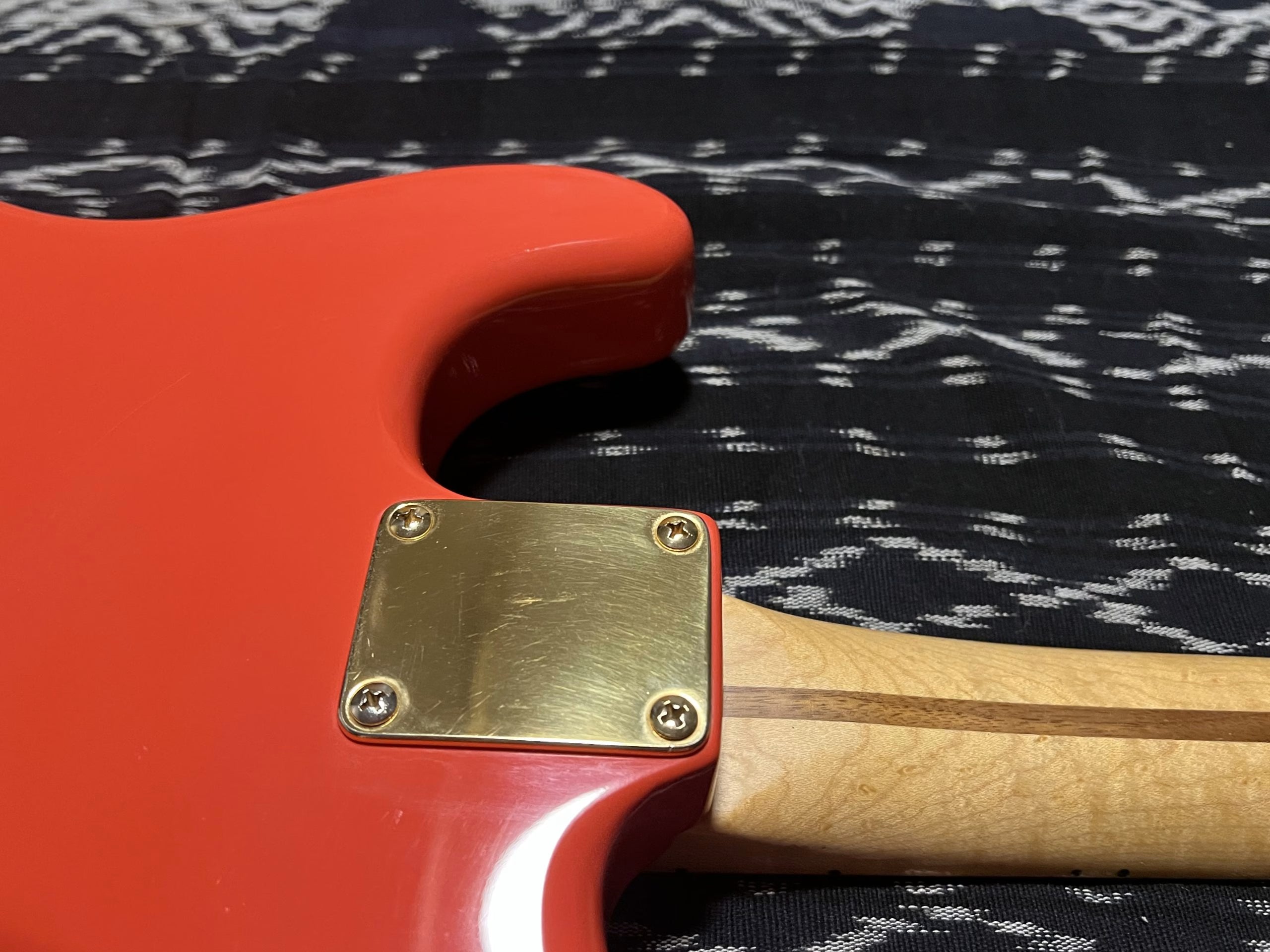 SOLD - 1992 Custom Shop Hank Marvin Signature Limited Edition Stratocaster Fiesta Red