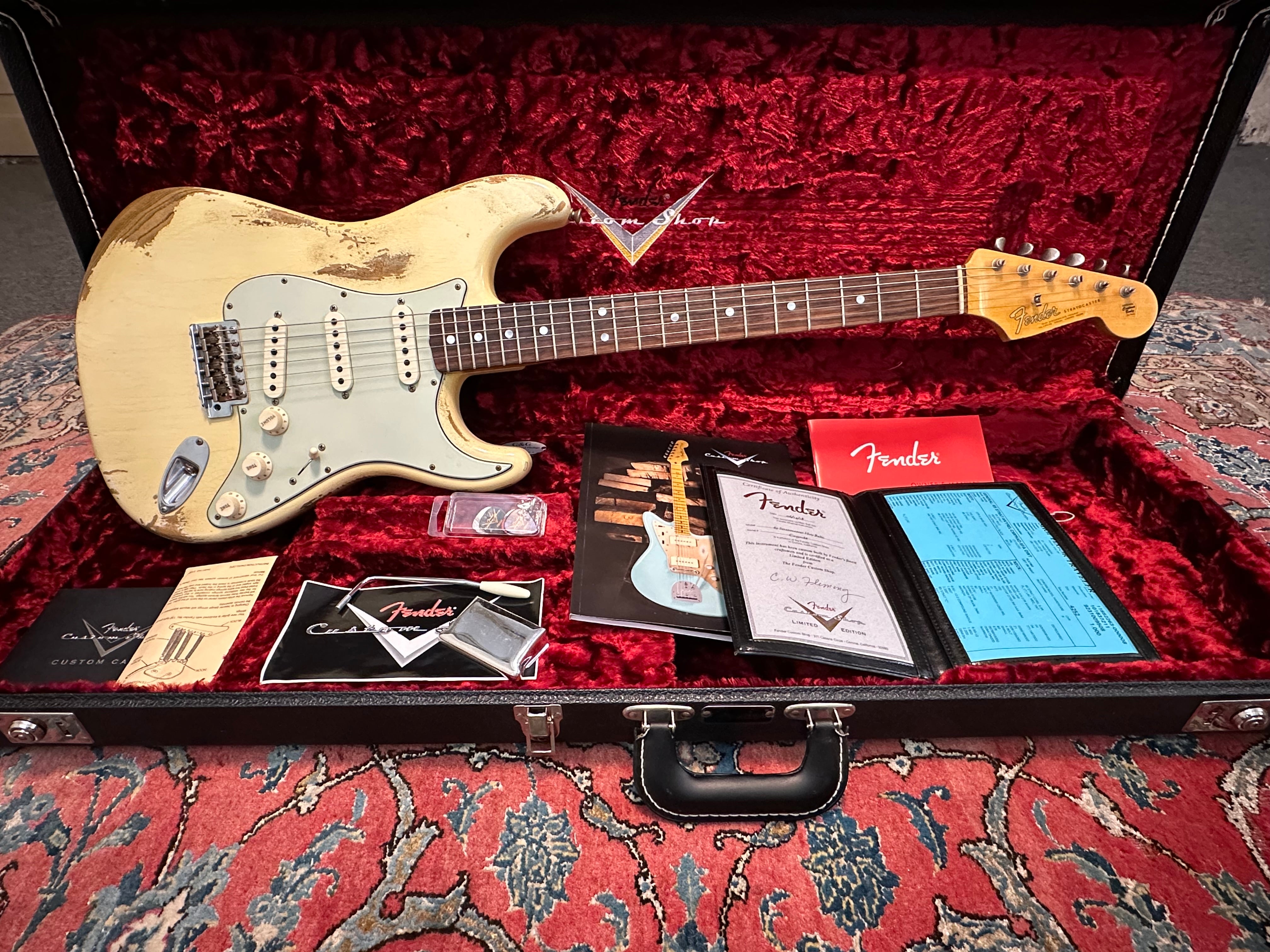 Fender Custom Shop '65 NAMM LTD Heavy Relic Stratocaster 2018 Olympic White