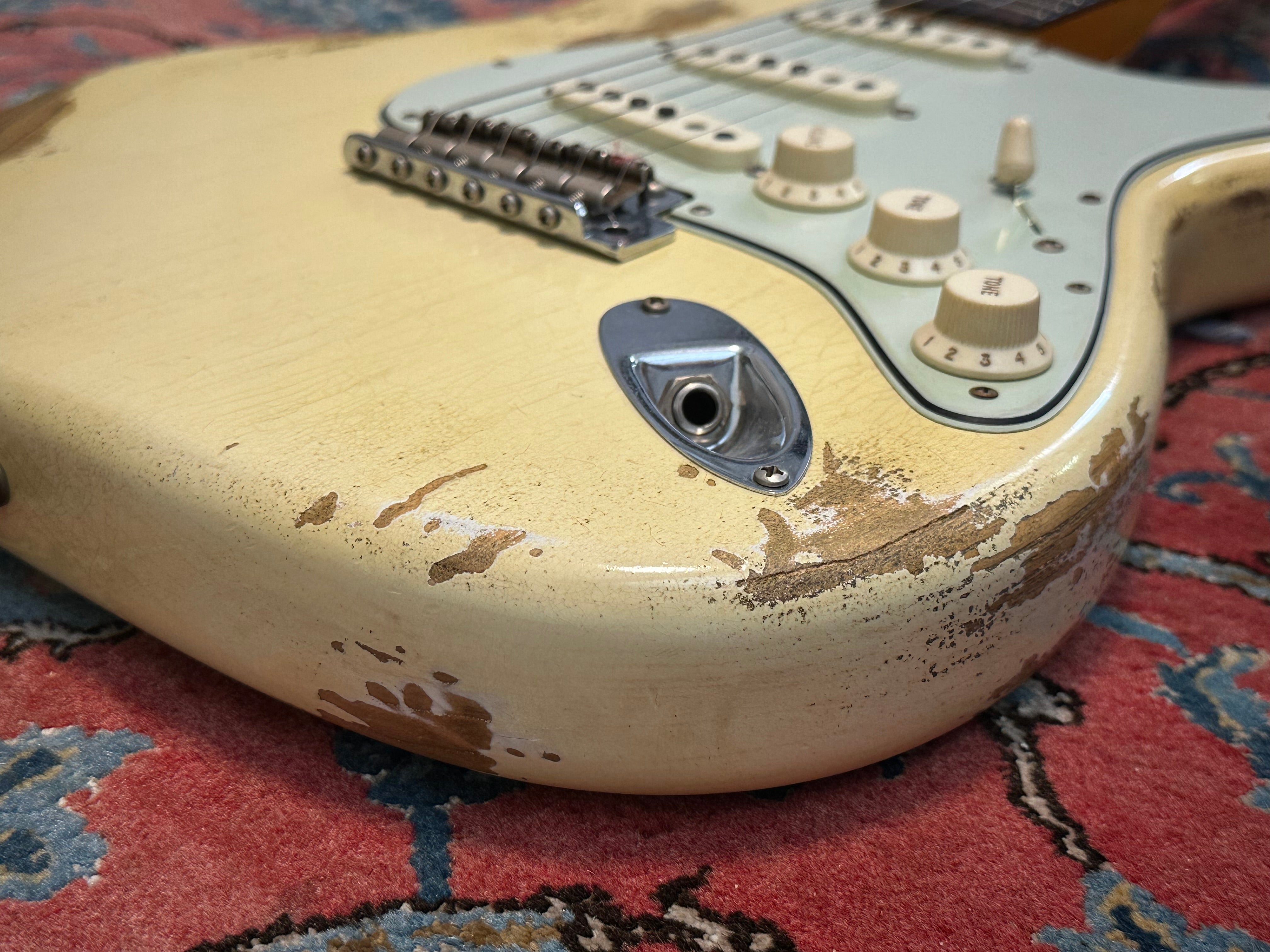 Fender Custom Shop '65 NAMM LTD Heavy Relic Stratocaster 2018 Olympic White