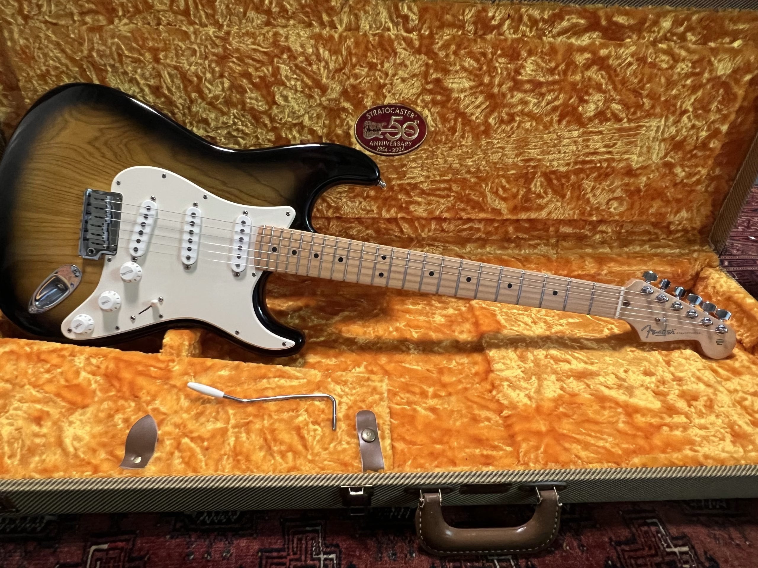 SOLD - 2004 Fender 50th Anniversary American Stratocaster Two Tone Sunburst