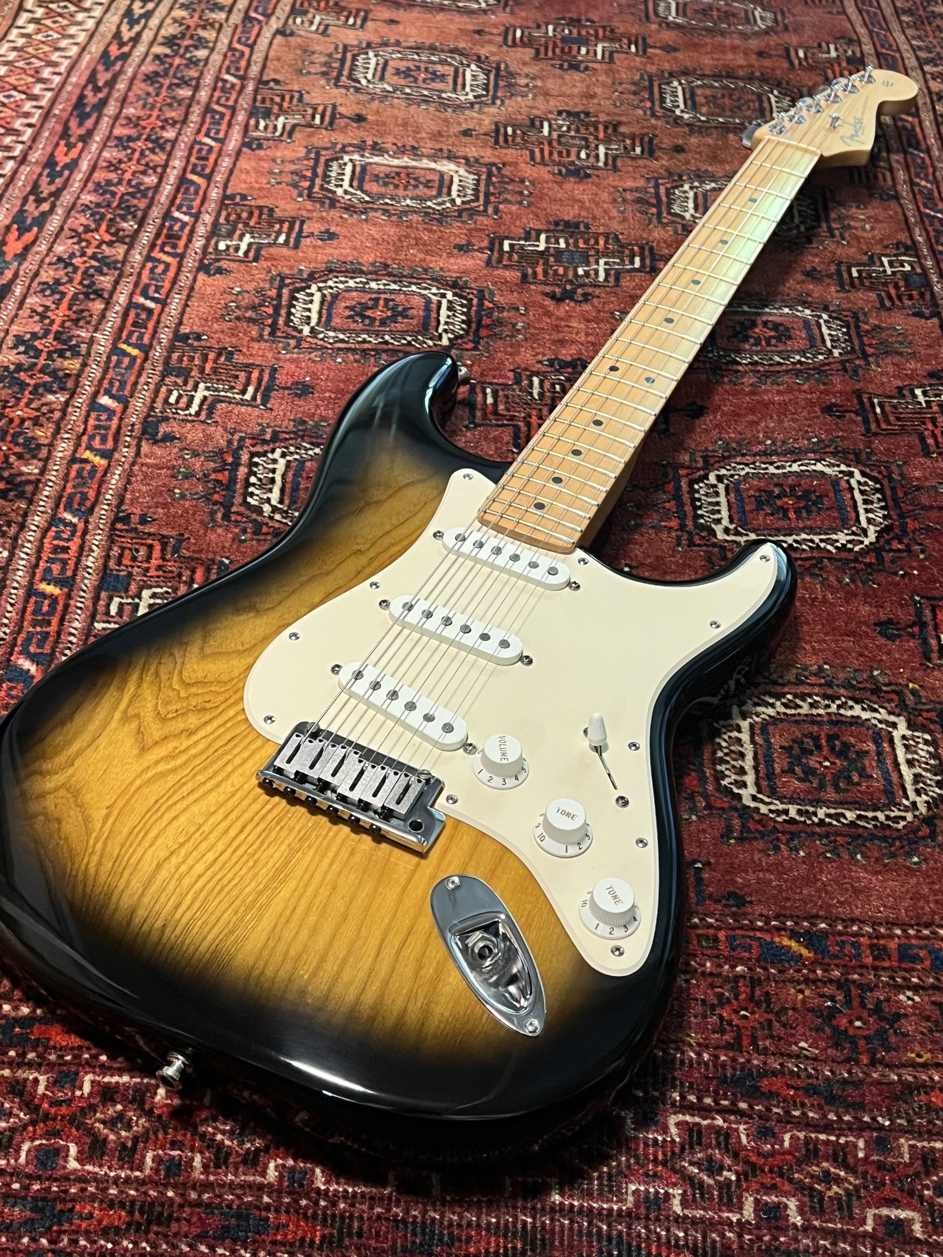 SOLD - 2004 Fender 50th Anniversary American Stratocaster Two Tone Sunburst