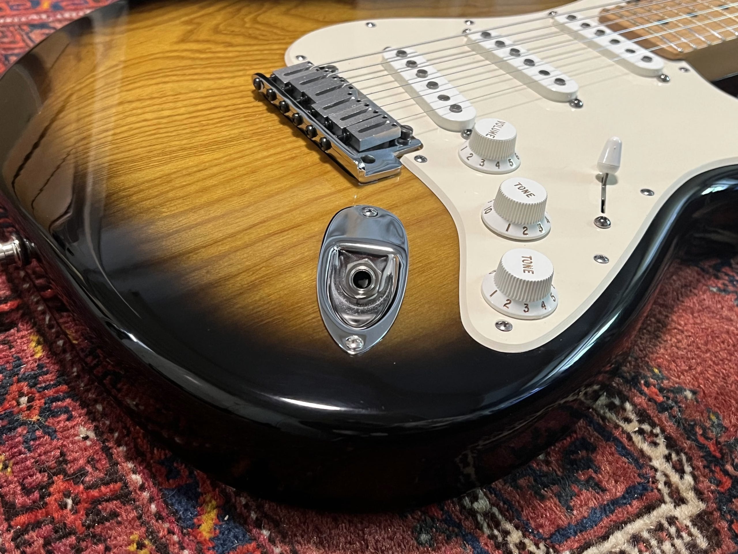 SOLD - 2004 Fender 50th Anniversary American Stratocaster Two Tone Sunburst