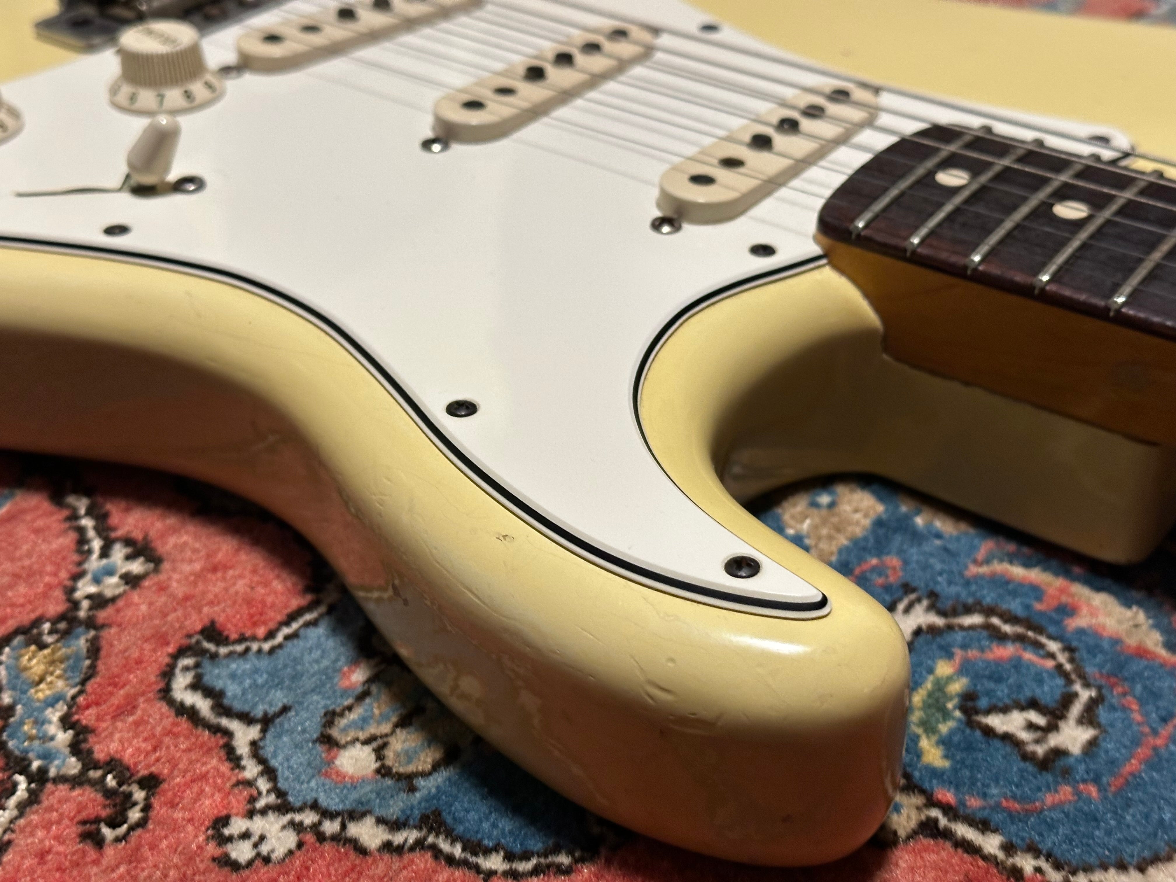 Fender Custom Shop '60 Duo Tone LTD Relic Abigail Ybarra Pickups Stratocaster 2012 Vintage White