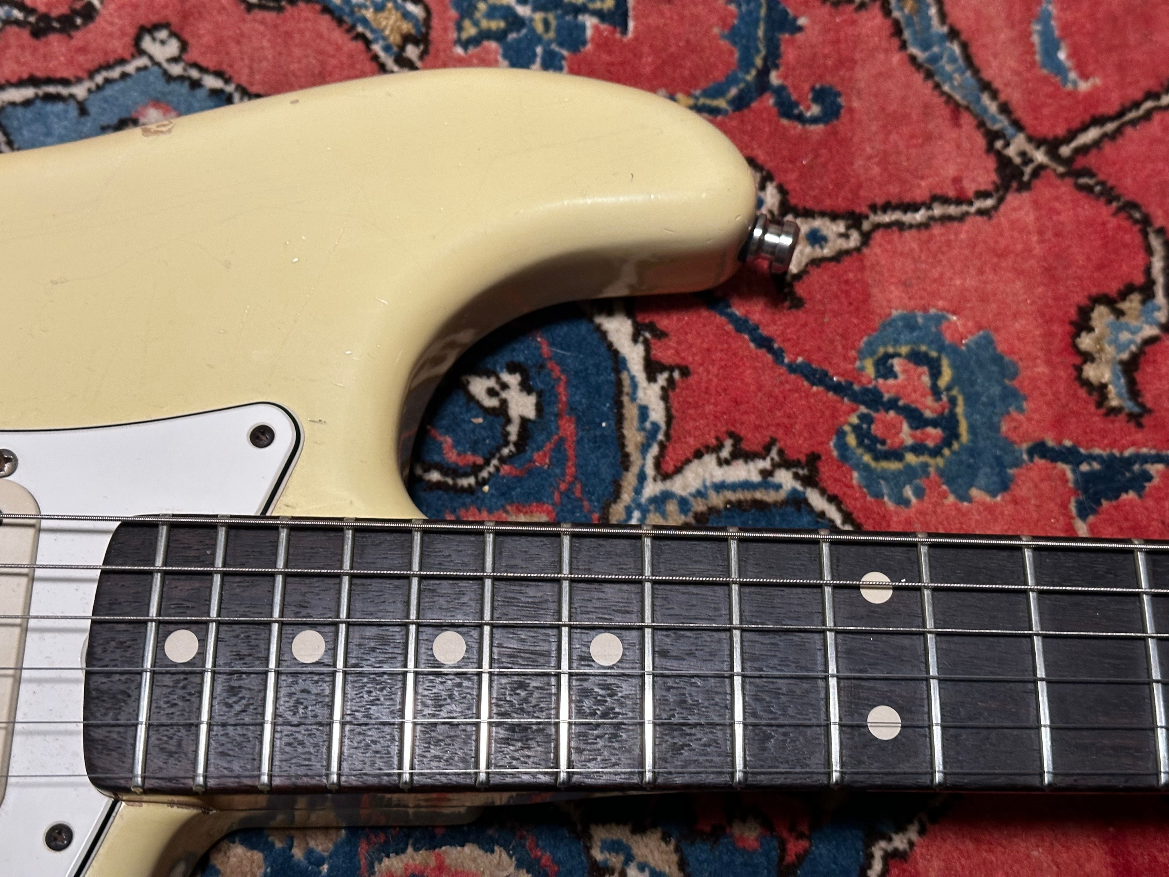 Fender Custom Shop '60 Duo Tone LTD Relic Abigail Ybarra Pickups Stratocaster 2012 Vintage White