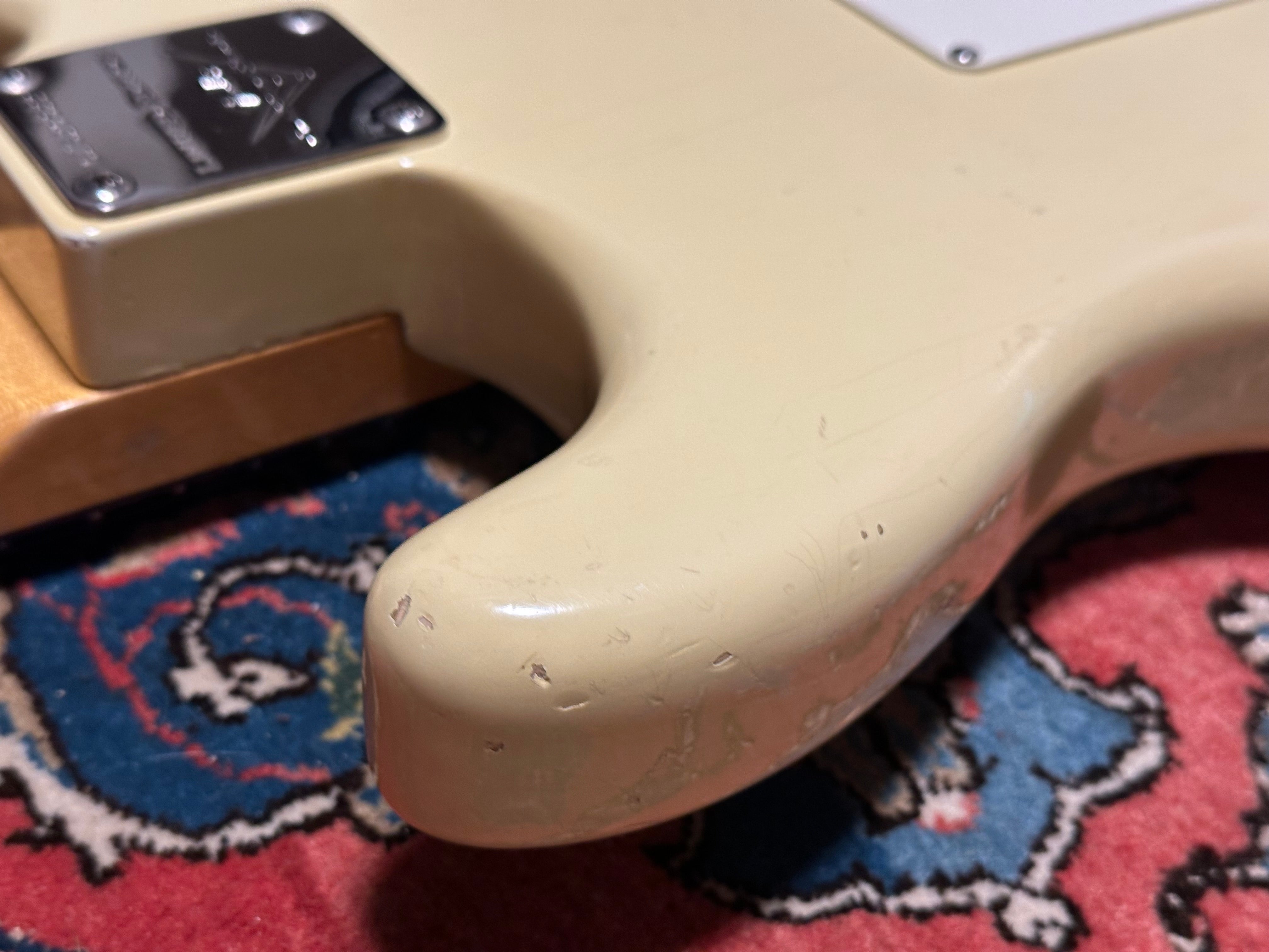 Fender Custom Shop '60 Duo Tone LTD Relic Abigail Ybarra Pickups Stratocaster 2012 Vintage White