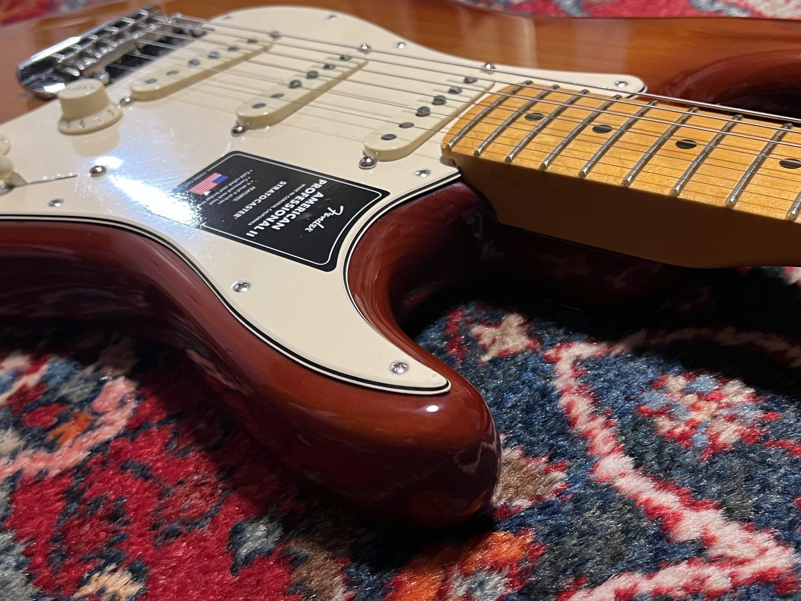 SOLD - 2022 Fender American Professional II Stratocaster Sienna Sunburst