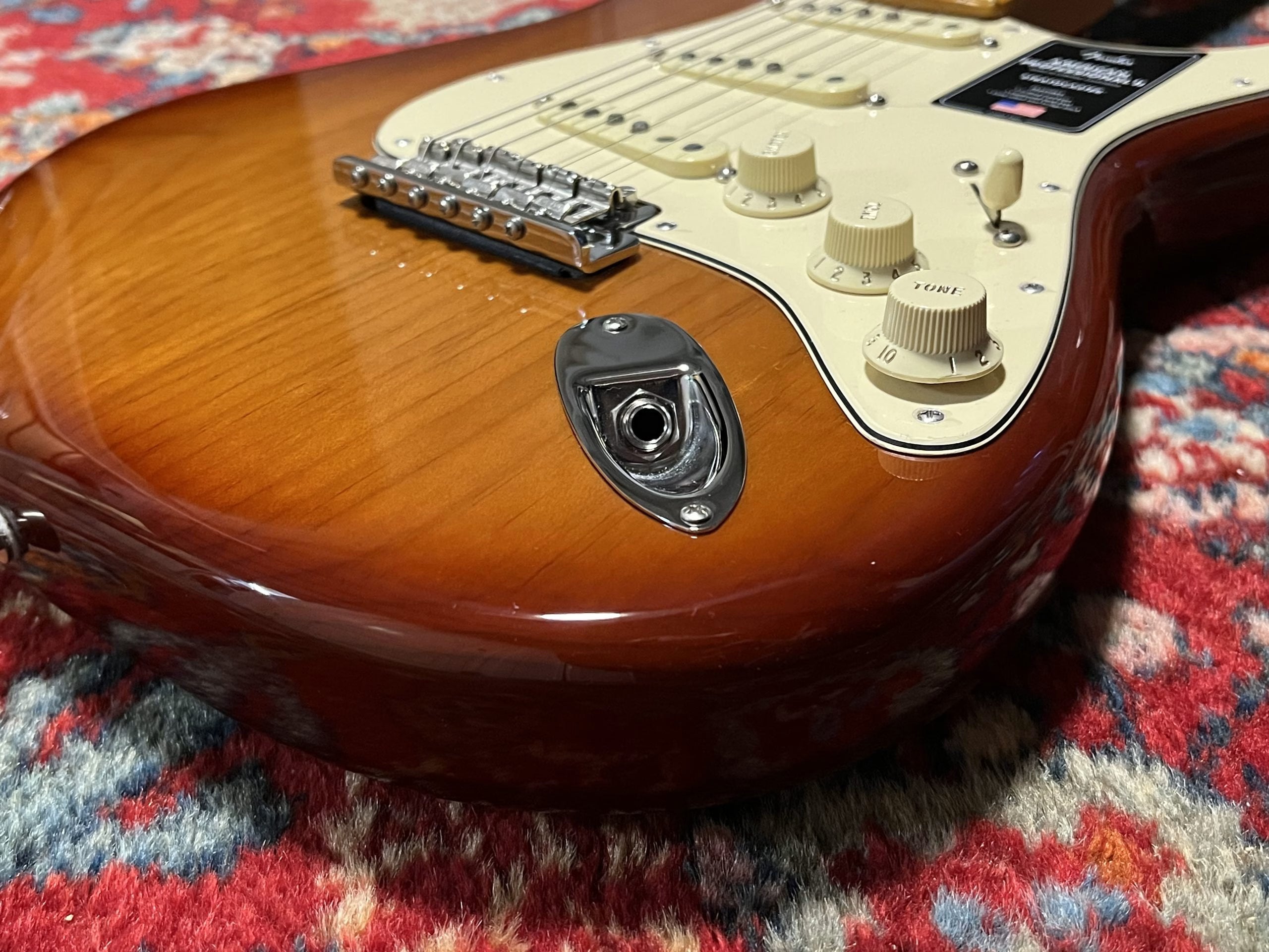 SOLD - 2022 Fender American Professional II Stratocaster Sienna Sunburst