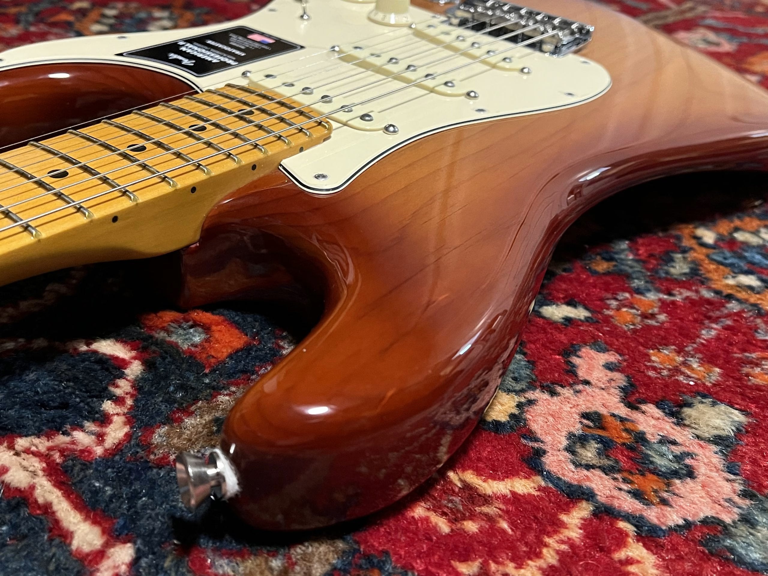 SOLD - 2022 Fender American Professional II Stratocaster Sienna Sunburst