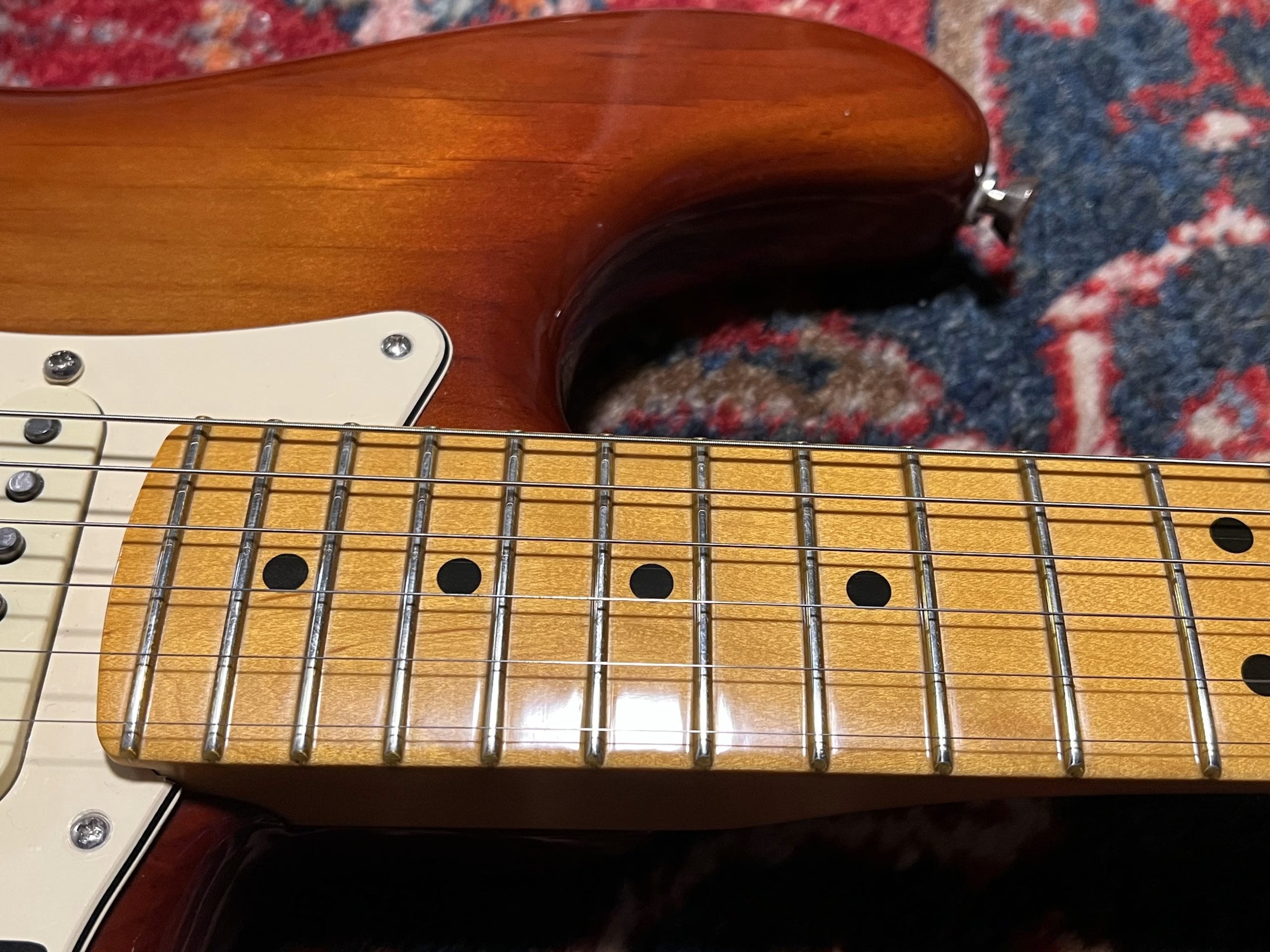 SOLD - 2022 Fender American Professional II Stratocaster Sienna Sunburst