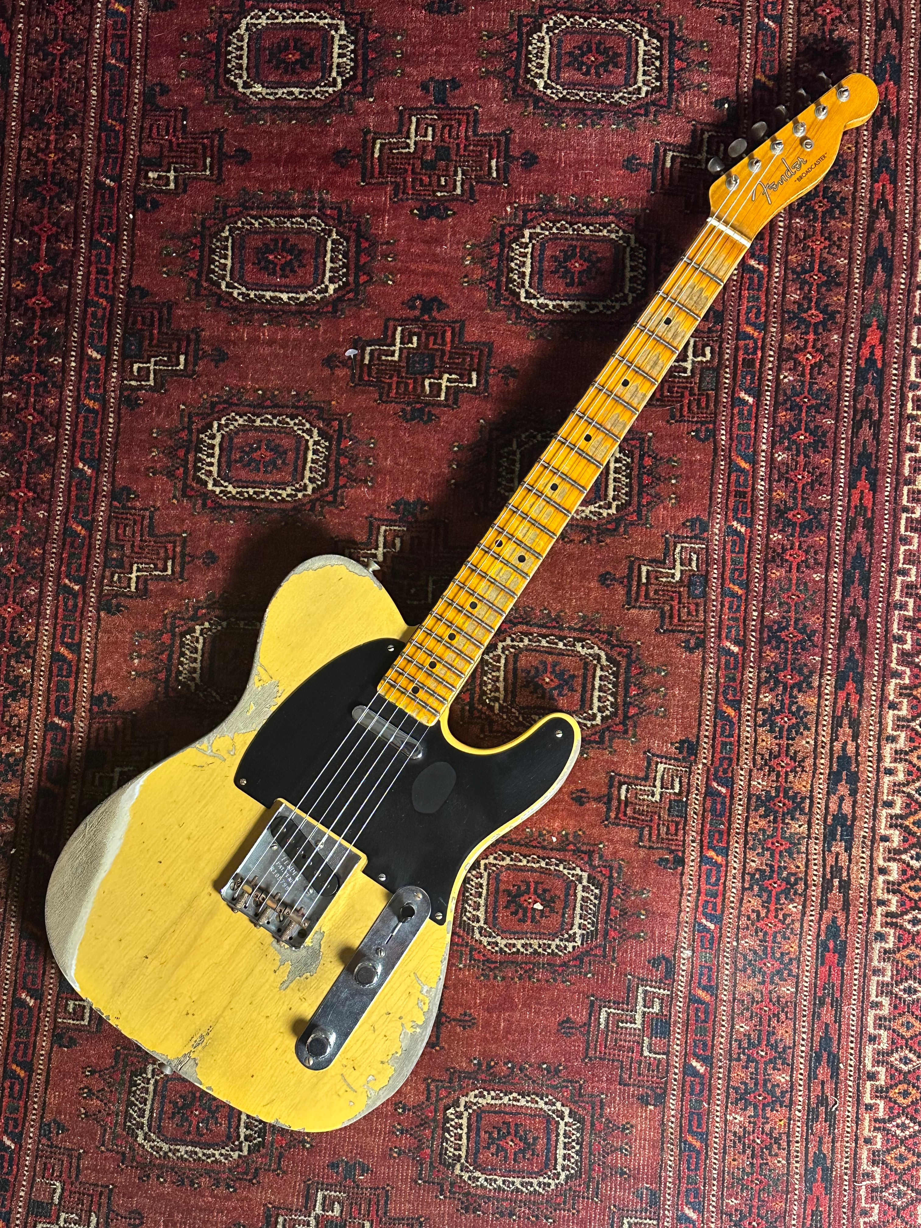 Reserved - Fender Custom Shop '50 LTD 70th Anniversary Heavy Relic Broadcaster 2020 Nocaster Blonde