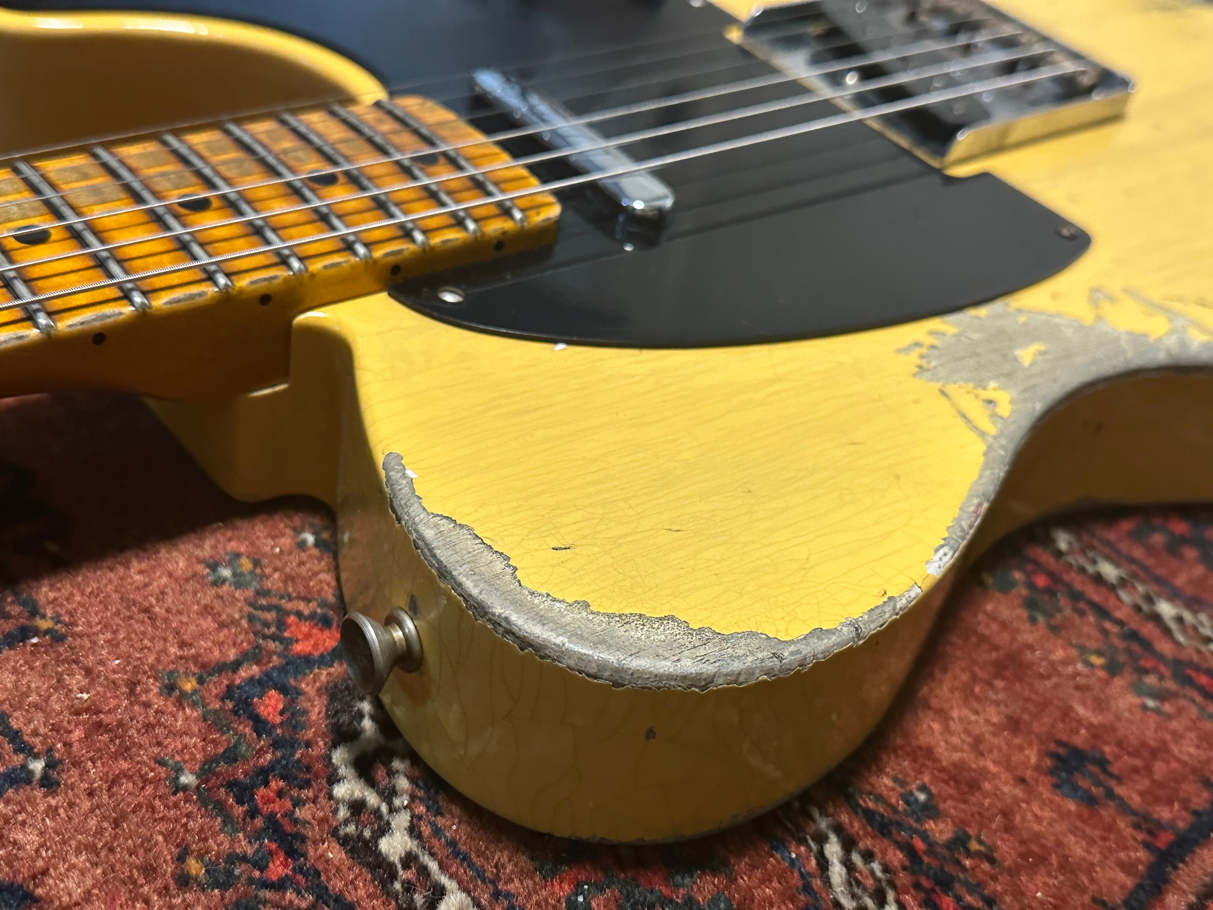 Reserved - Fender Custom Shop '50 LTD 70th Anniversary Heavy Relic Broadcaster 2020 Nocaster Blonde